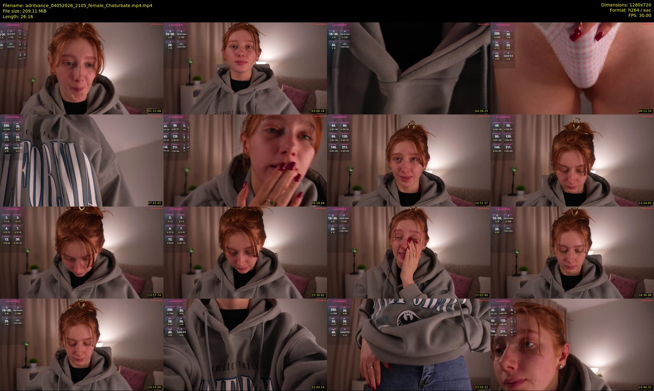 adritvance — 27 minute Chaturbate female cam show recording, 720p, May 4, 2026