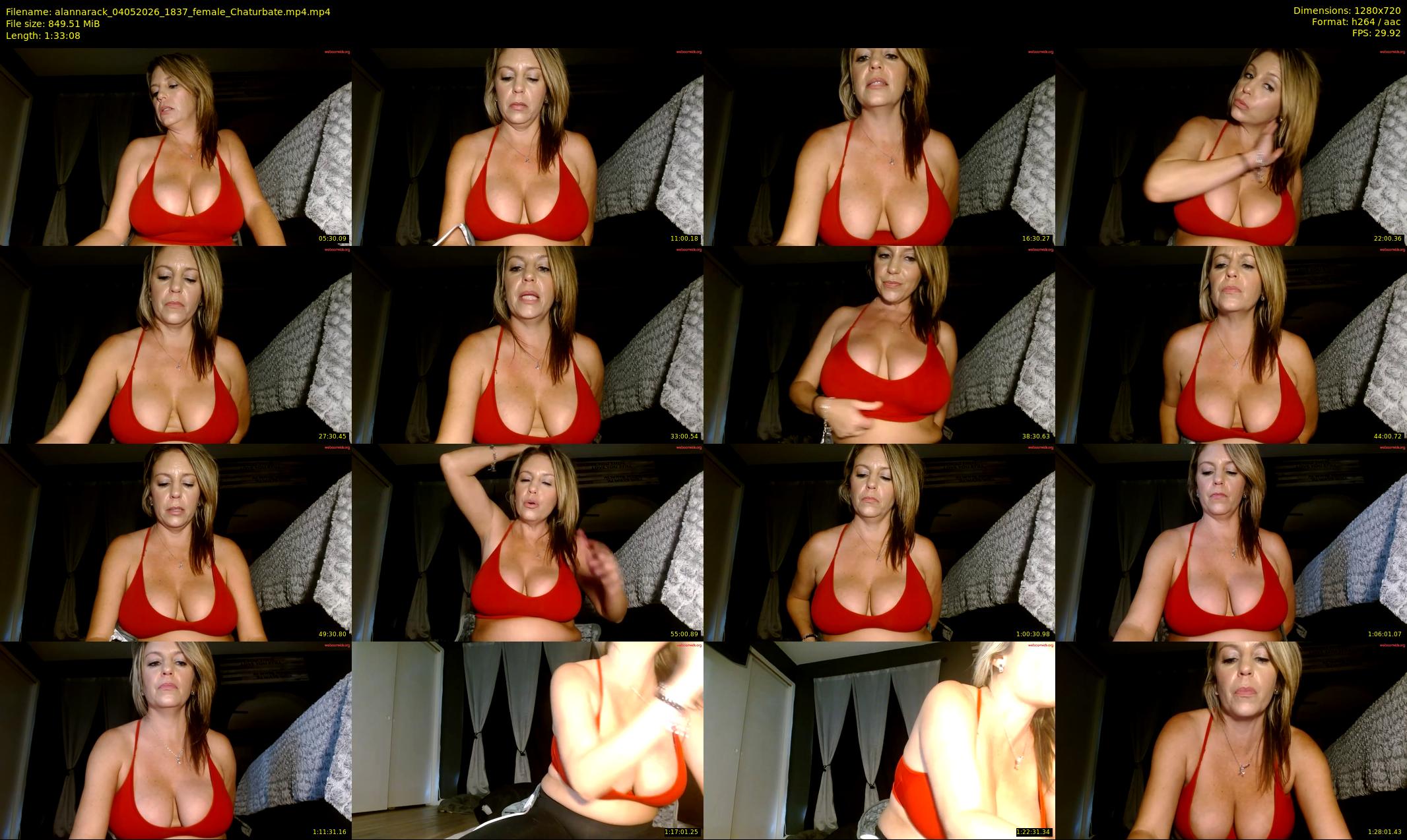alannarack — 94 minute Chaturbate female cam show recording, 720p, May 4, 2026
