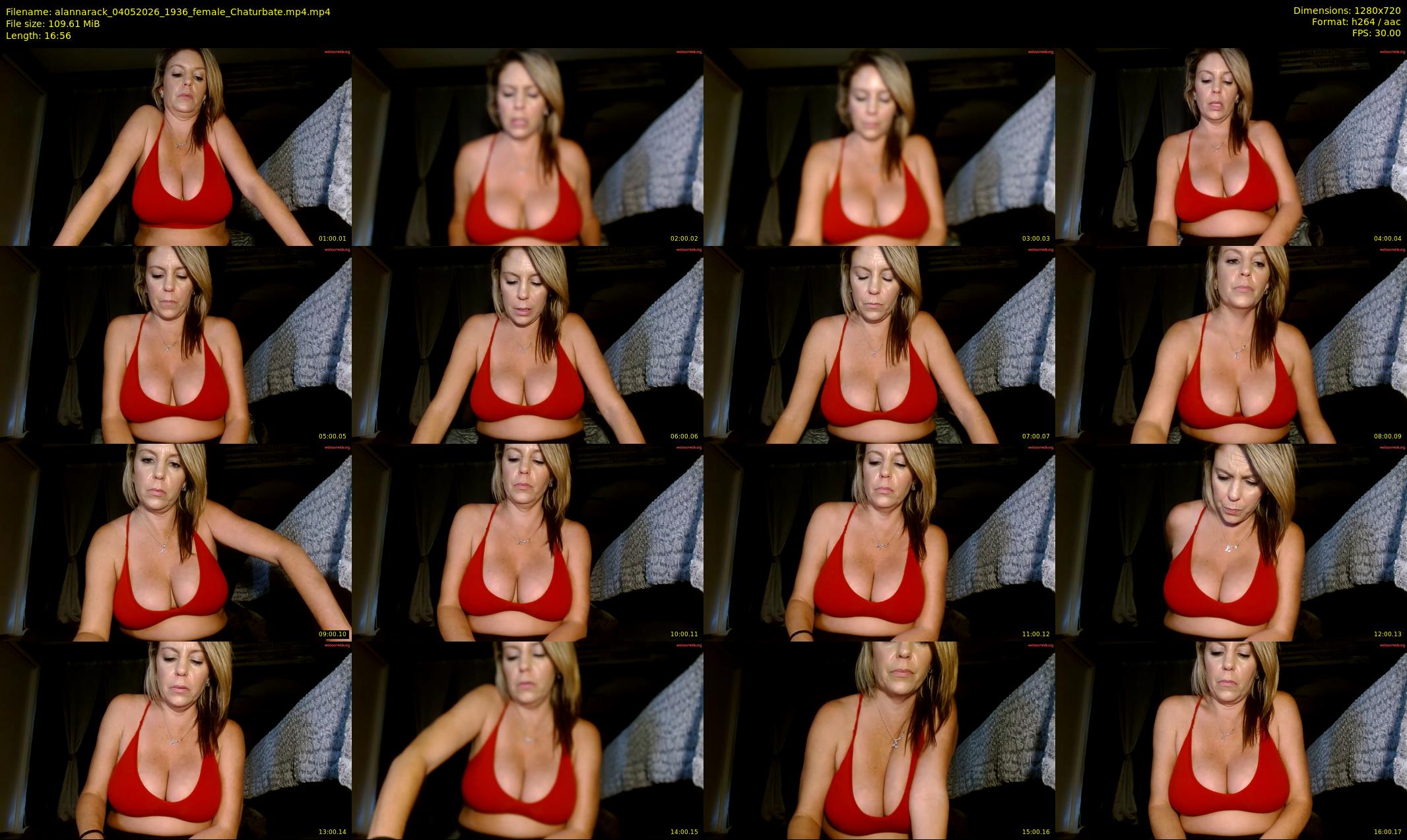 alannarack — 17 minute Chaturbate female cam show recording, 720p, May 4, 2026