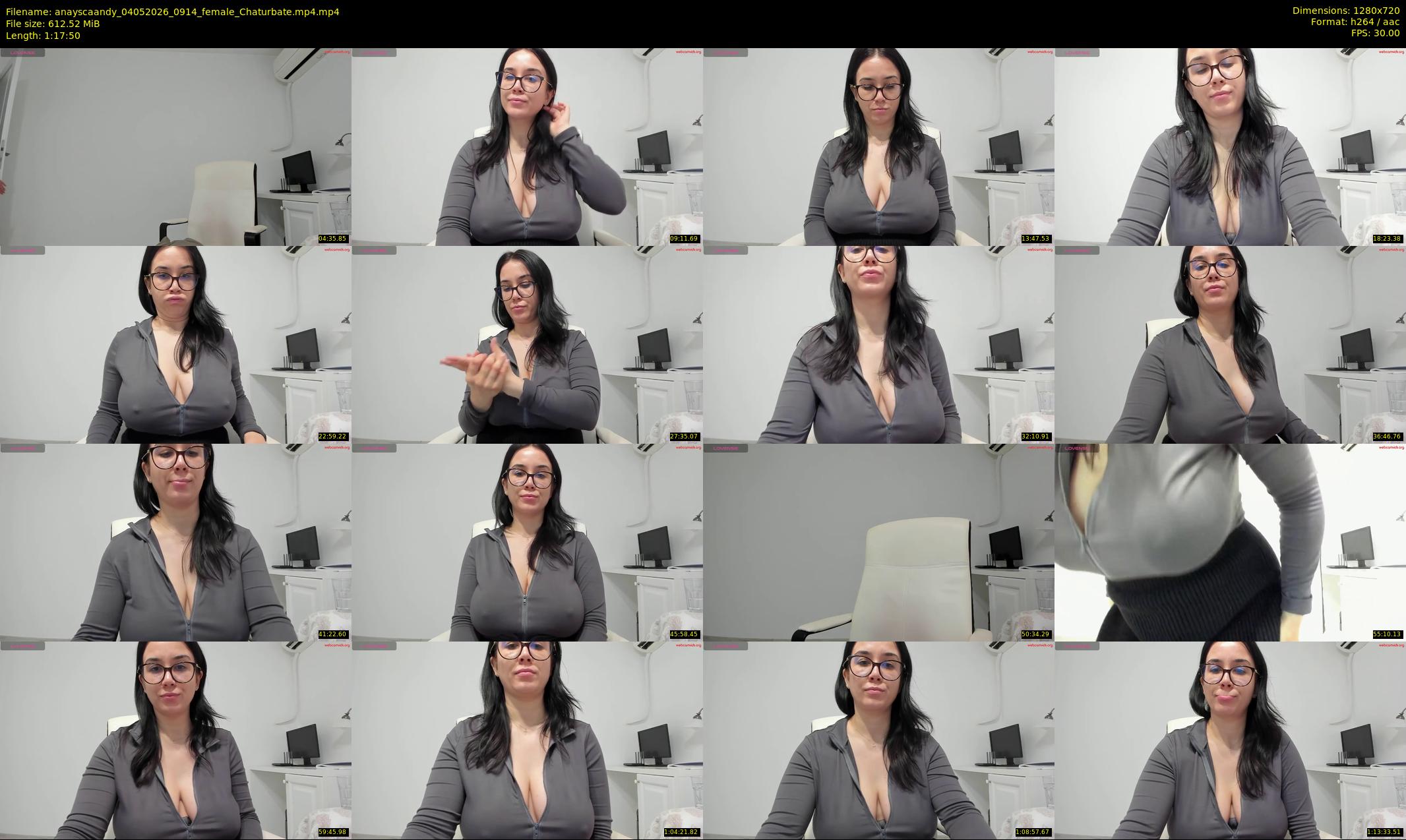 anayscaandy — 78 minute Chaturbate female cam show recording, 720p, May 4, 2026