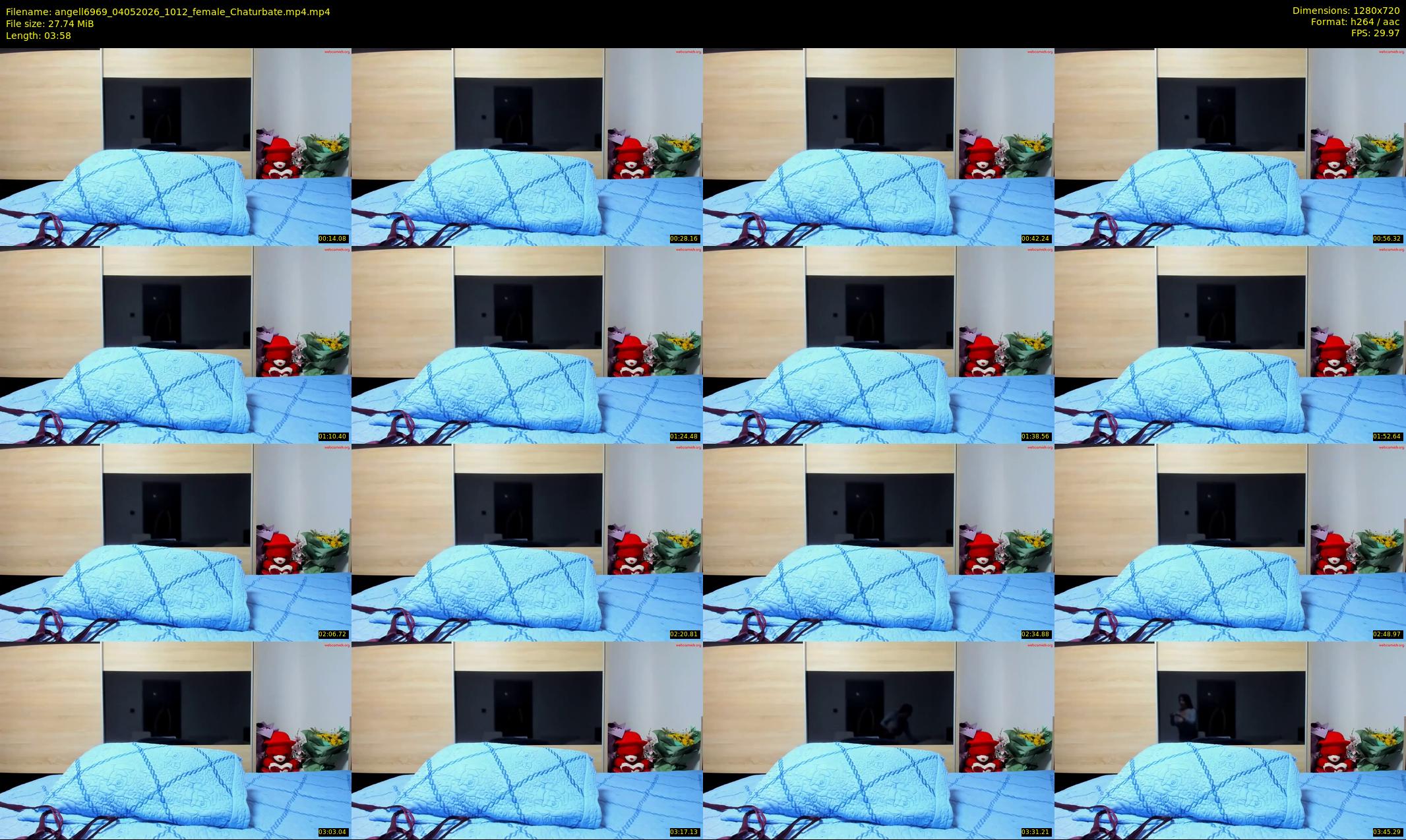 angell6969 — 4 minute Chaturbate female cam show recording, 720p, May 4, 2026