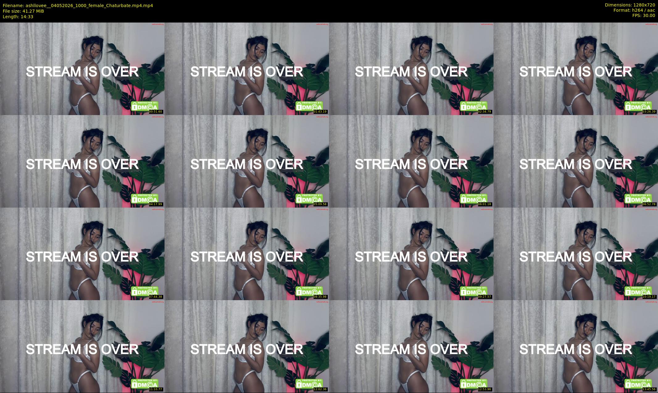 ashllovee_ — 15 minute Chaturbate female cam show recording, 720p, May 4, 2026