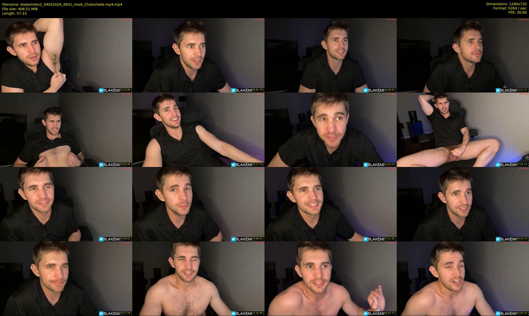 blakemiles2 — 58 minute Chaturbate male cam show recording, 720p, May 4, 2026