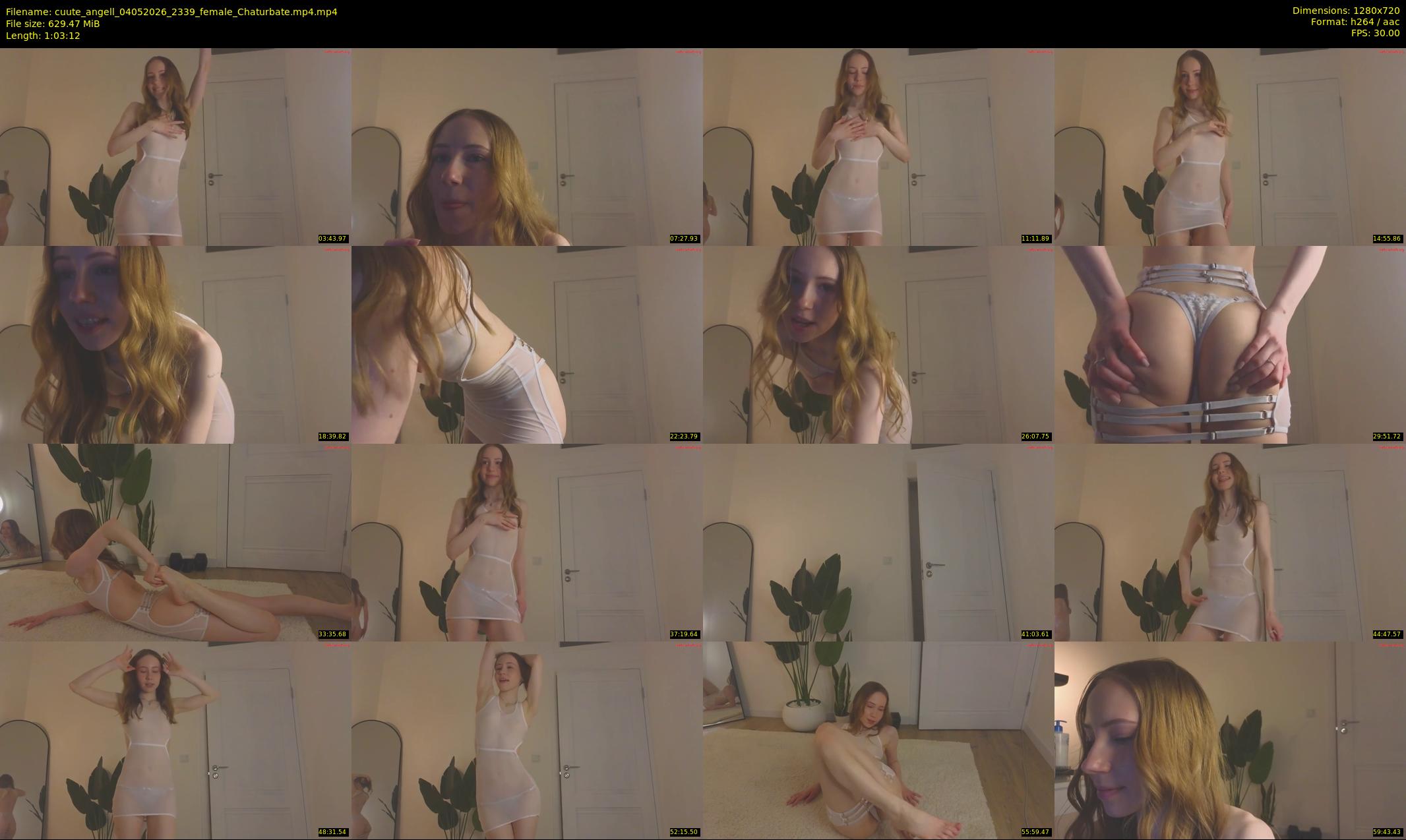 cuute_angell — 64 minute Chaturbate female cam show recording, 720p, May 4, 2026