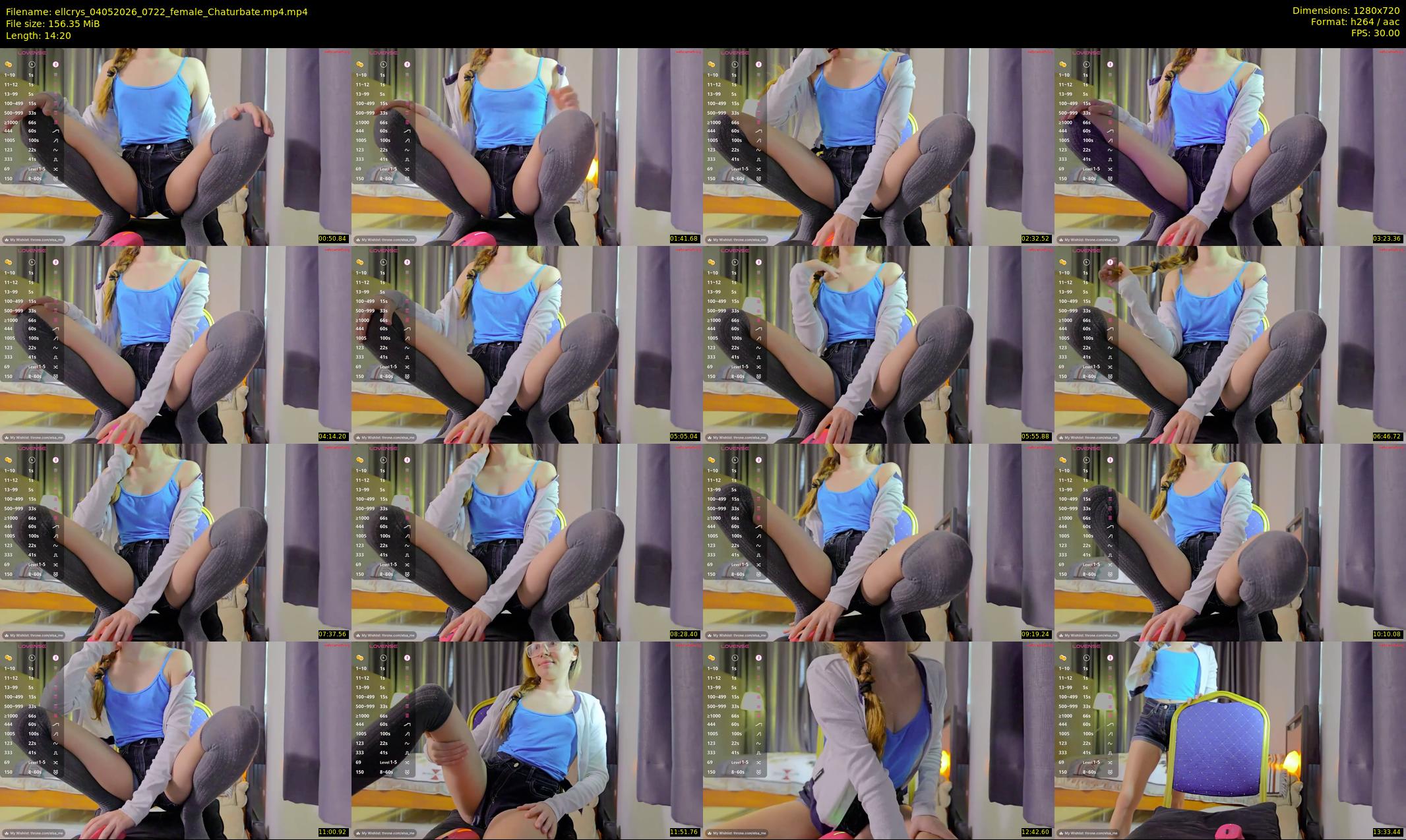 ellcrys — 15 minute Chaturbate couple cam show recording, 720p, May 4, 2026