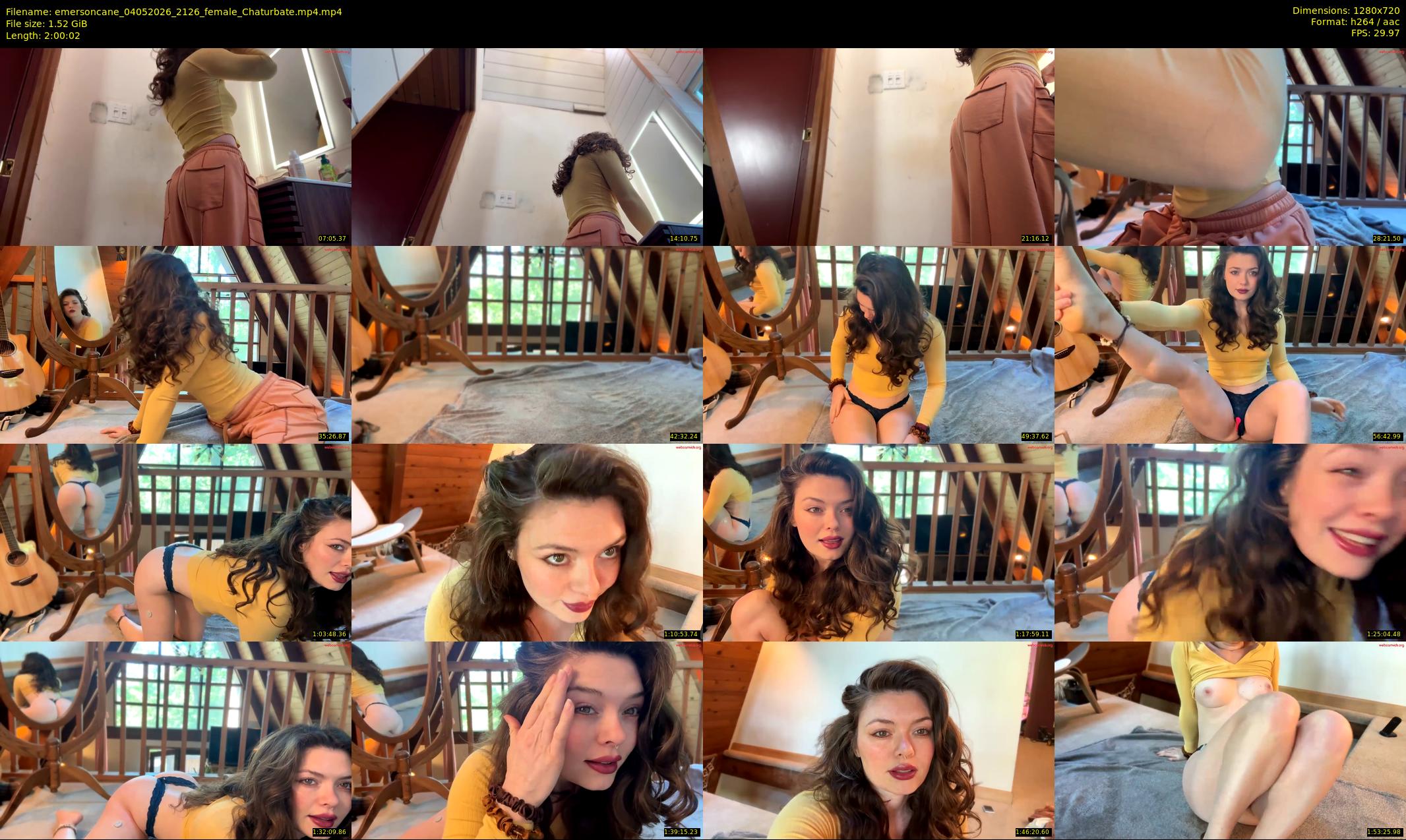 emersoncane — 121 minute Chaturbate female cam show recording, 720p, May 4, 2026
