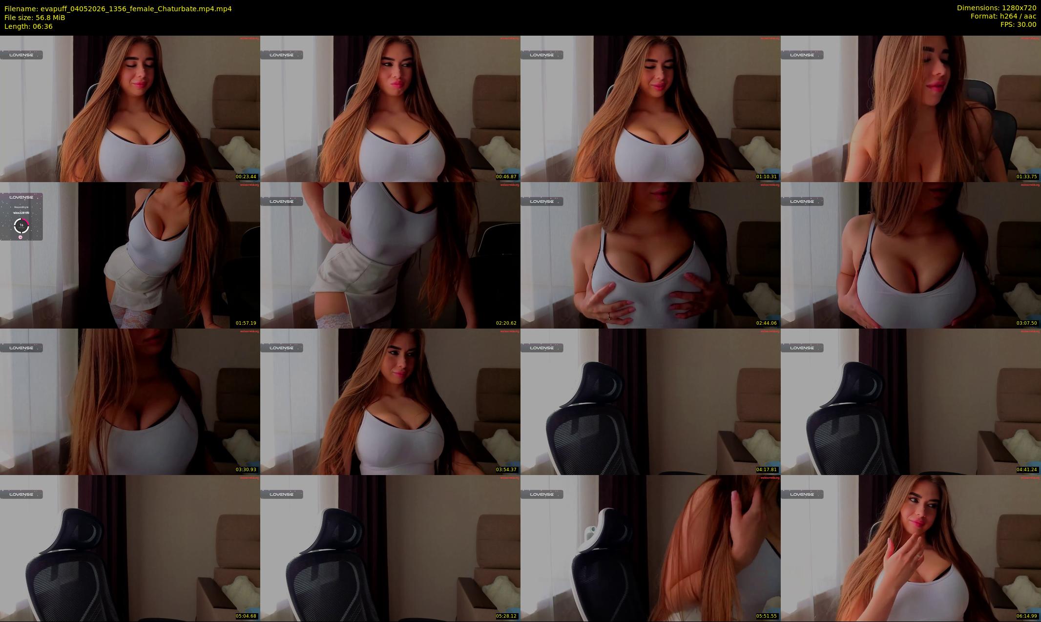evapuff — 7 minute Chaturbate female cam show recording, 720p, May 4, 2026