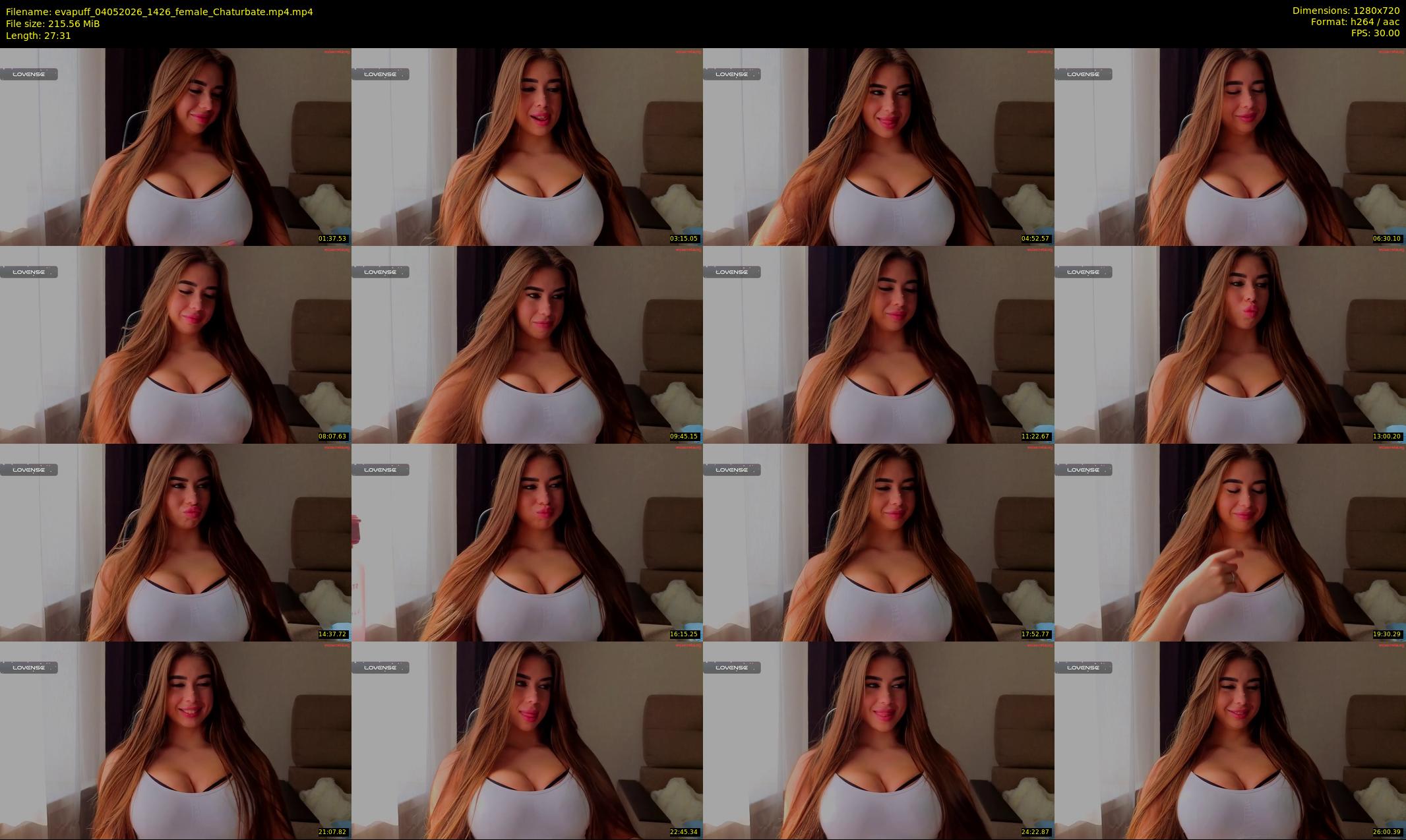 evapuff — 28 minute Chaturbate female cam show recording, 720p, May 4, 2026
