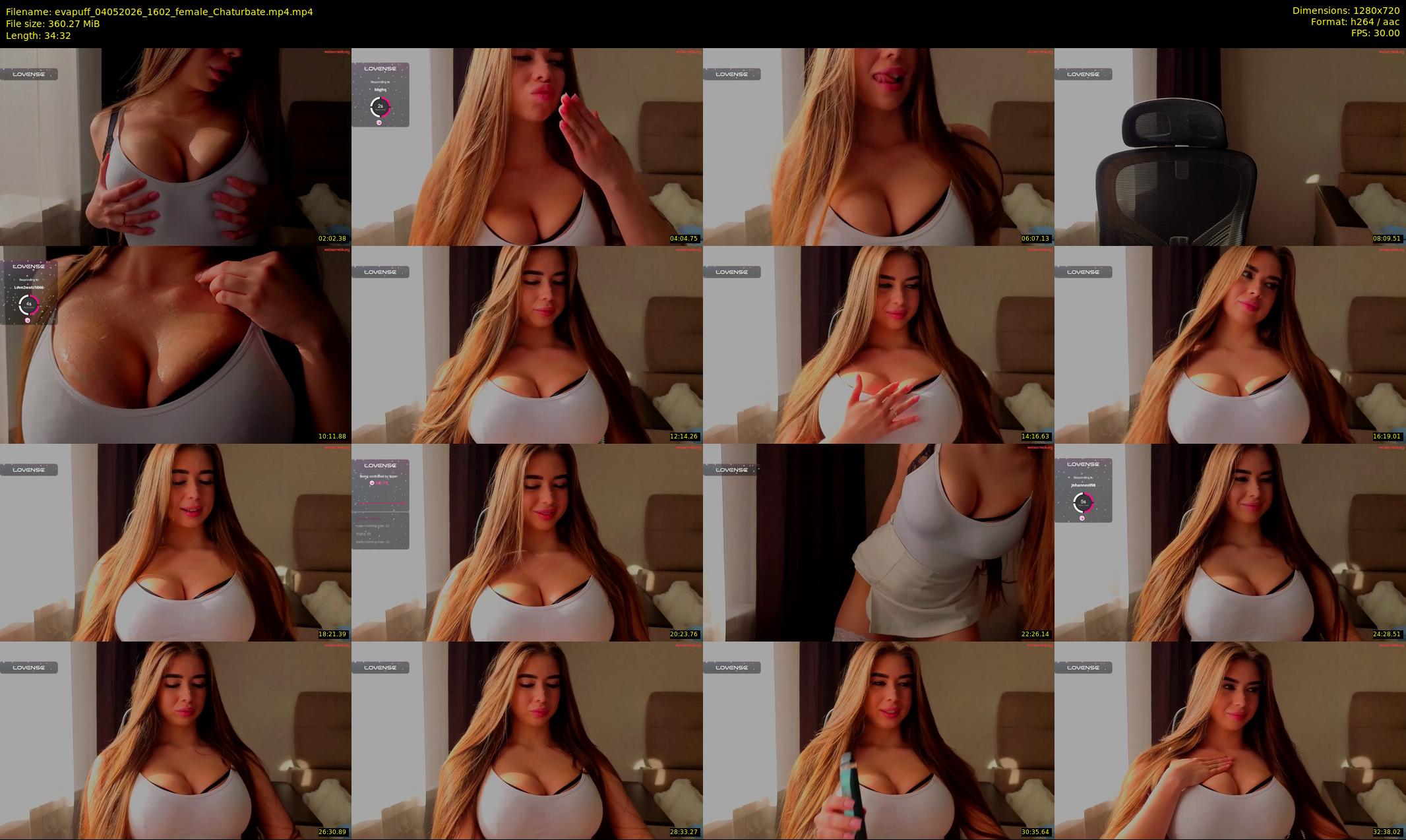 evapuff — 35 minute Chaturbate female cam show recording, 720p, May 4, 2026