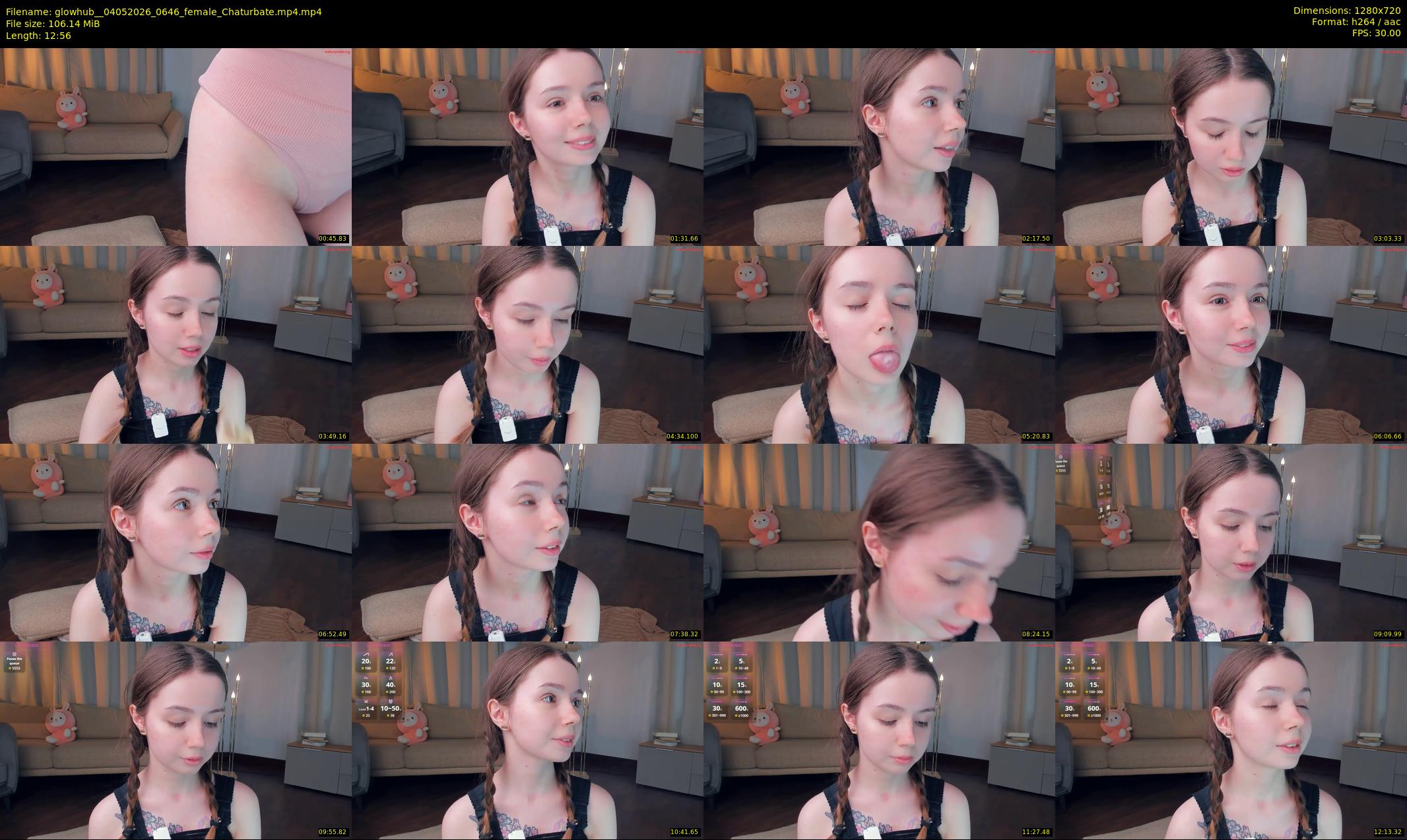 glowhub_ — 13 minute Chaturbate female cam show recording, 720p, May 4, 2026
