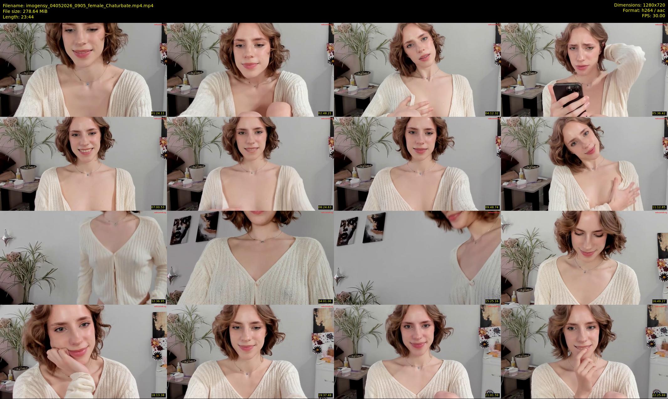 imogensy — 24 minute Chaturbate female cam show recording, 720p, May 4, 2026