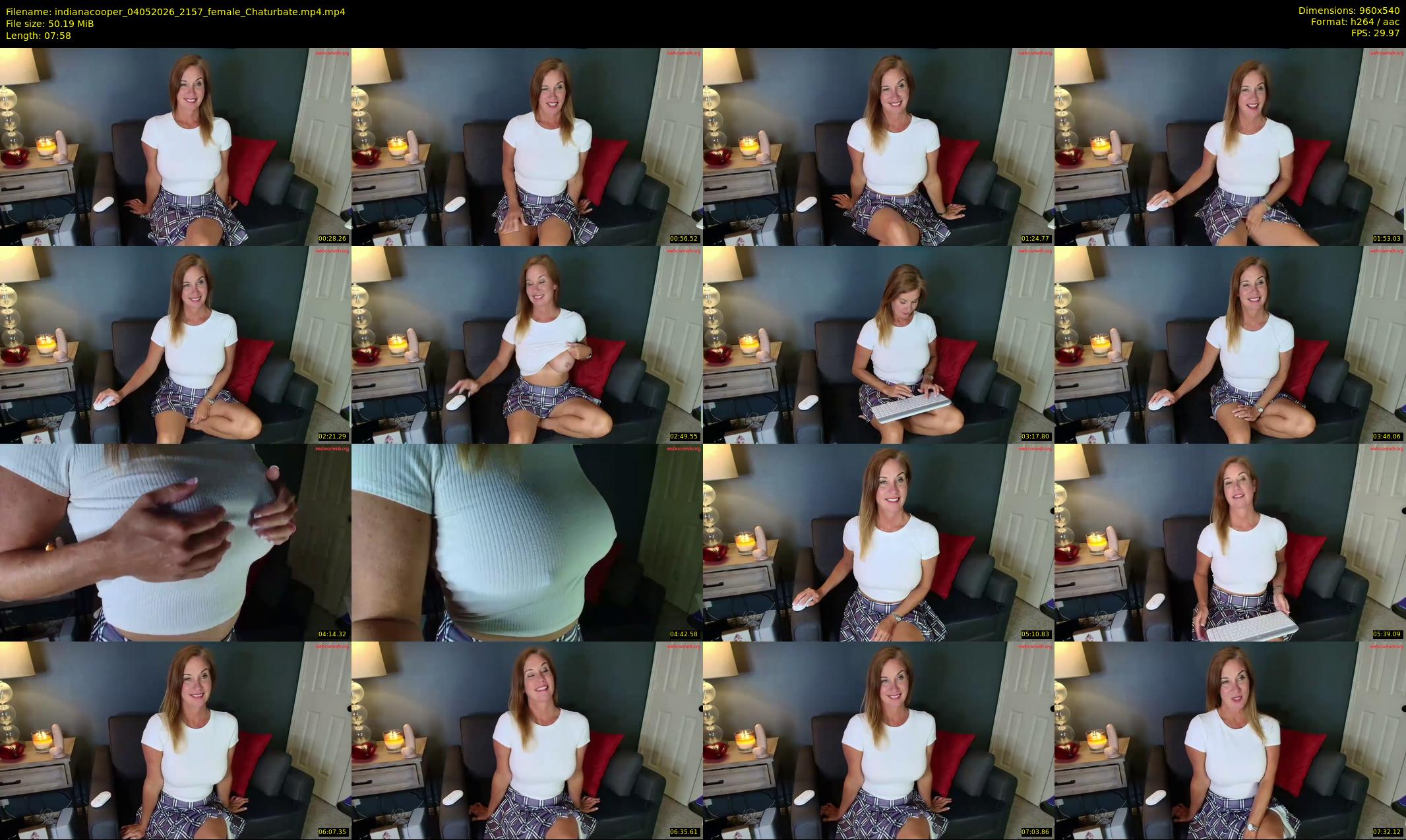 indianacooper — 8 minute Chaturbate female cam show recording, 480p, May 4, 2026