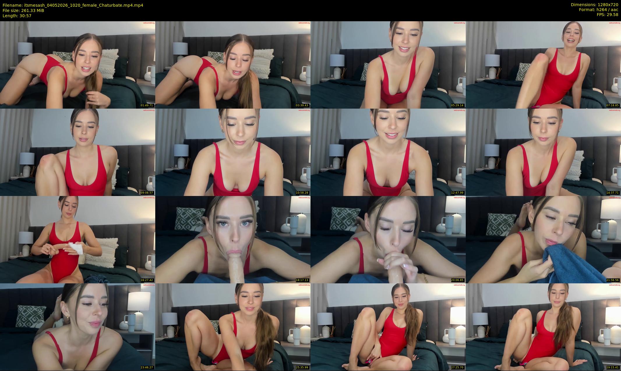 itsmesash — 31 minute Chaturbate female cam show recording, 720p, May 4, 2026