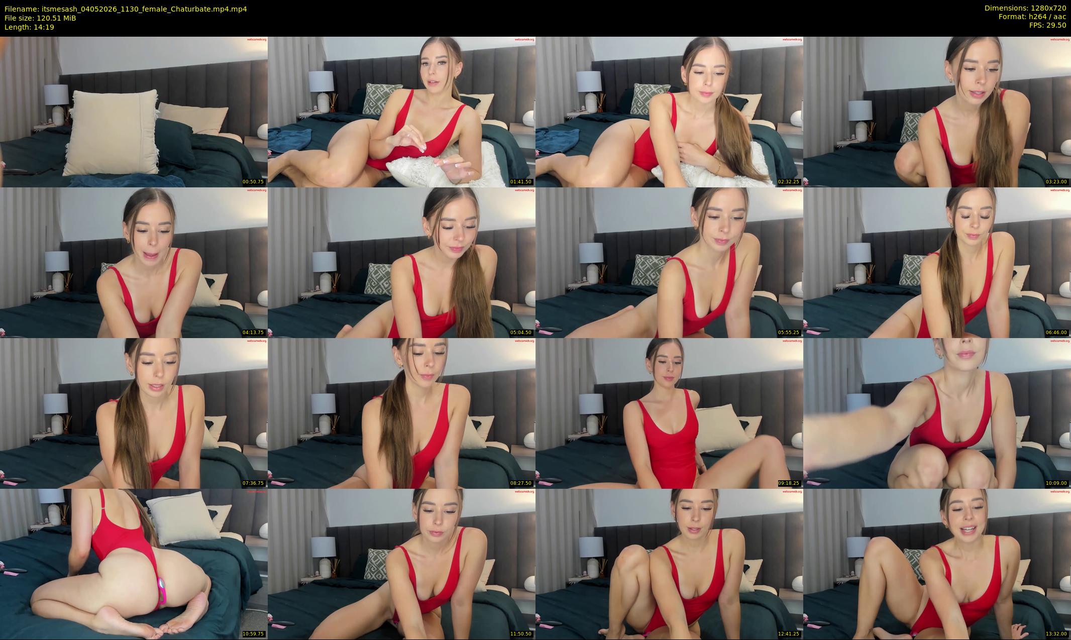 itsmesash — 15 minute Chaturbate female cam show recording, 720p, May 4, 2026