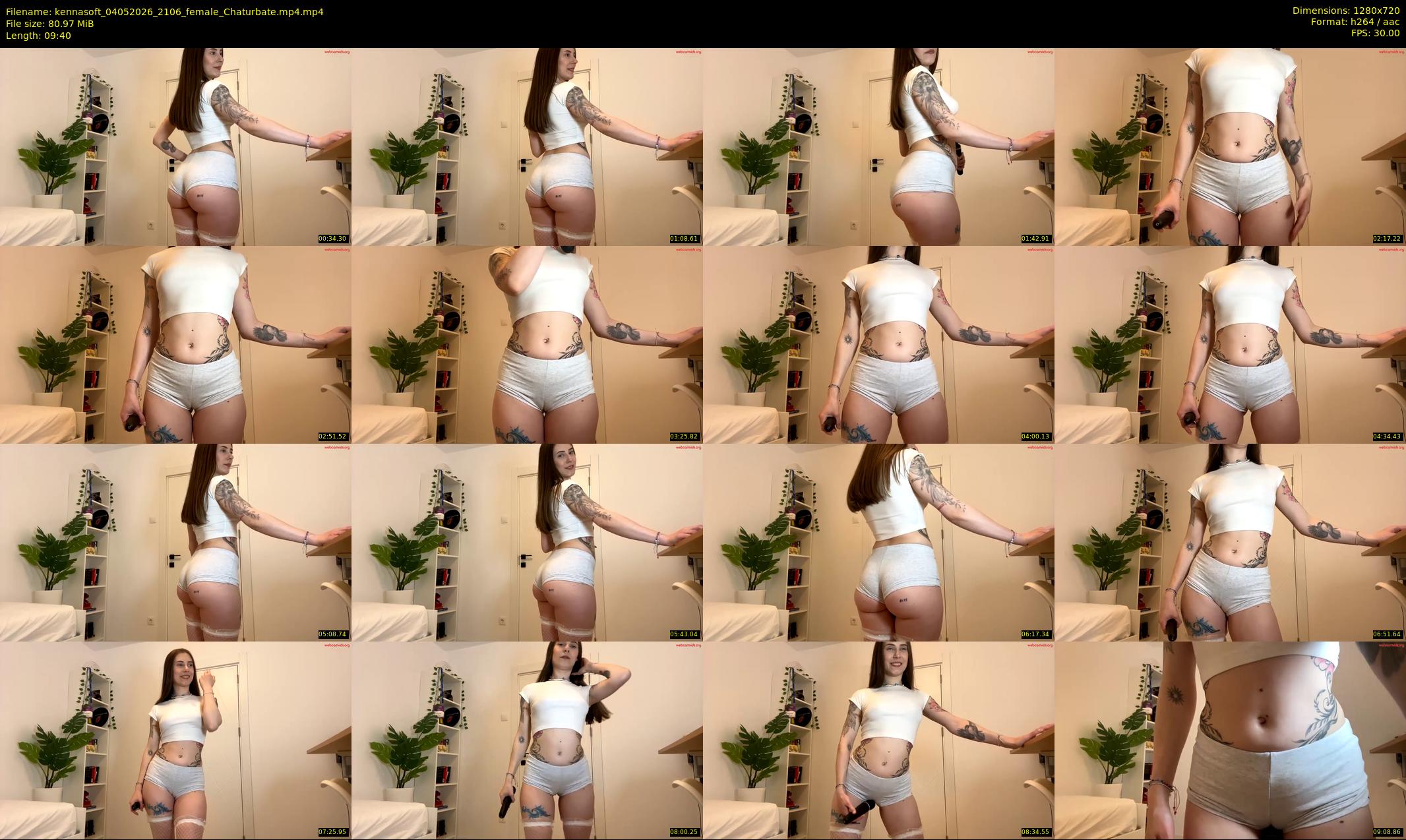 kennasoft — 10 minute Chaturbate female cam show recording, 720p, May 4, 2026
