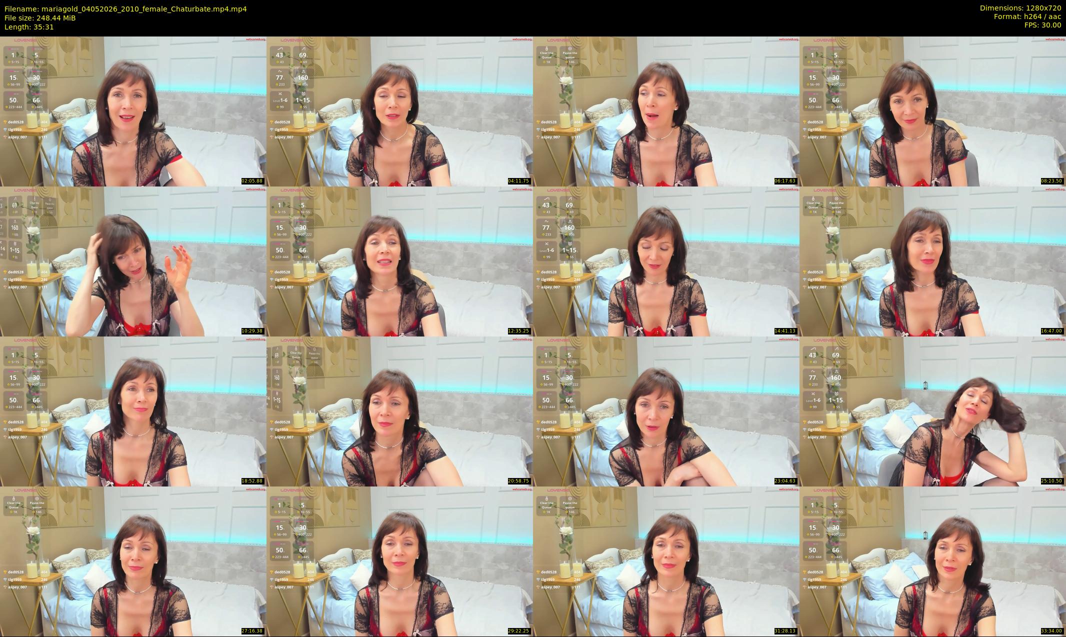 mariagold — 36 minute Chaturbate female cam show recording, 720p, May 4, 2026
