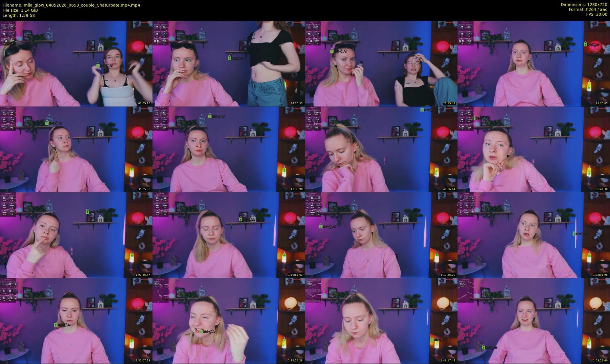 mila_glow — 120 minute Chaturbate female cam show recording, 720p, May 4, 2026