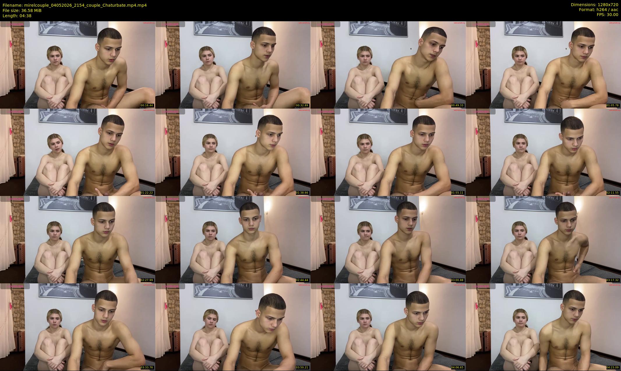 mirelcouple — 5 minute Chaturbate couple cam show recording, 720p, May 4, 2026