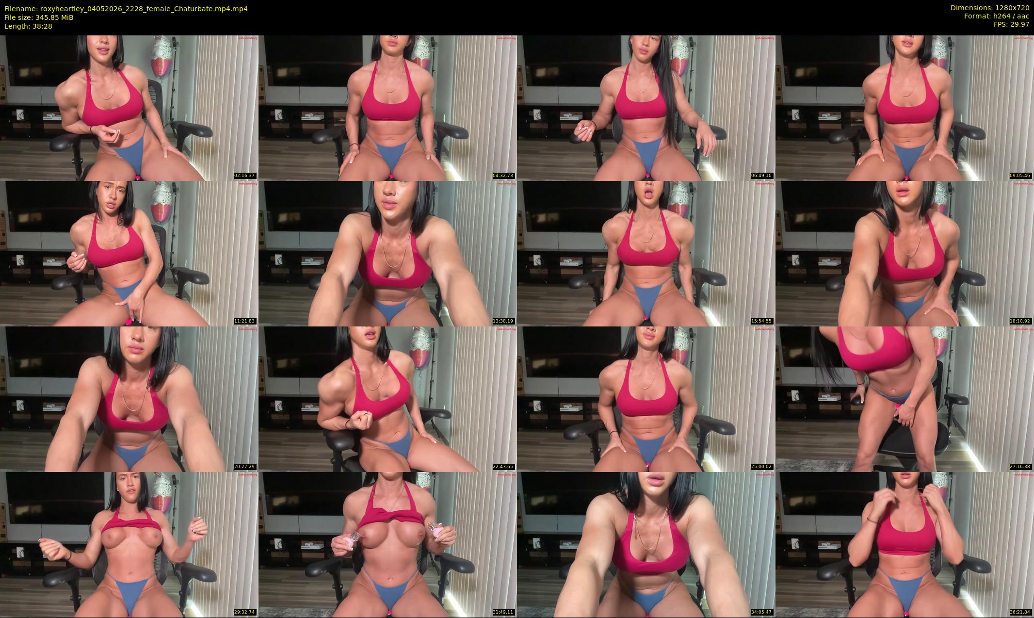 roxyheartley — 39 minute Chaturbate female cam show recording, 720p, May 4, 2026