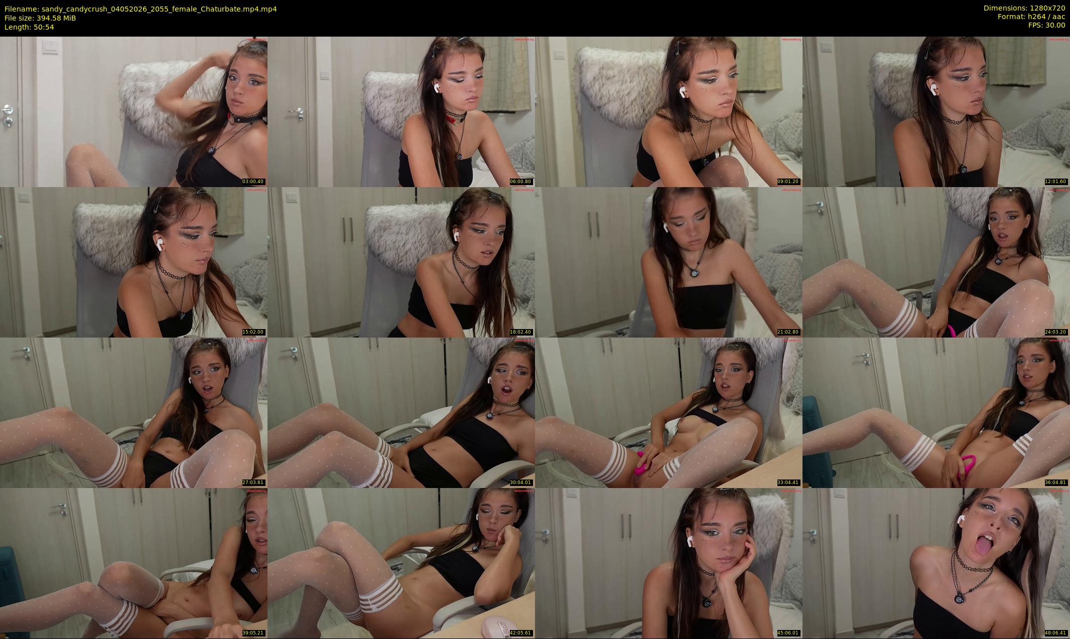 sandy_candycrush — 51 minute Chaturbate female cam show recording, 720p, May 4, 2026