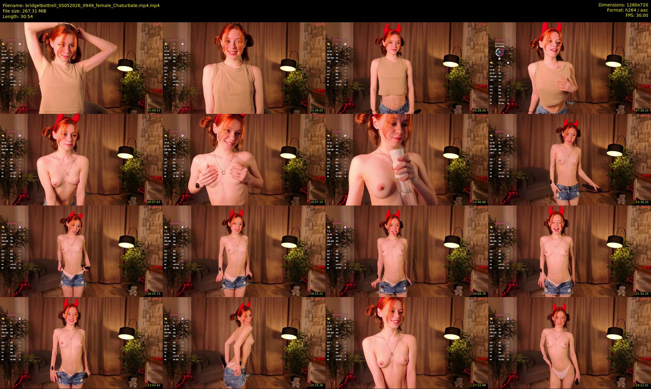 bridgetbottrell — 31 minute Chaturbate female cam show recording, 720p, May 5, 2026