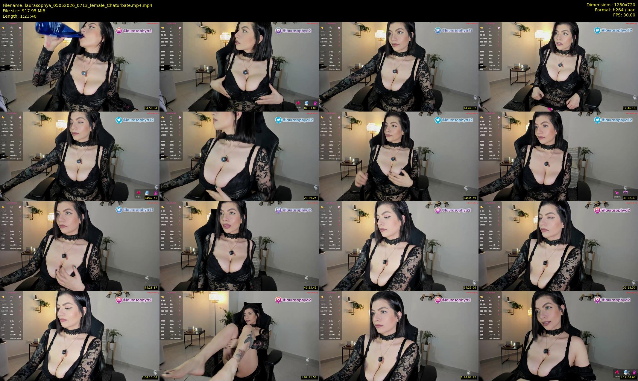 laurasophya — 84 minute Chaturbate female cam show recording, 720p, May 5, 2026