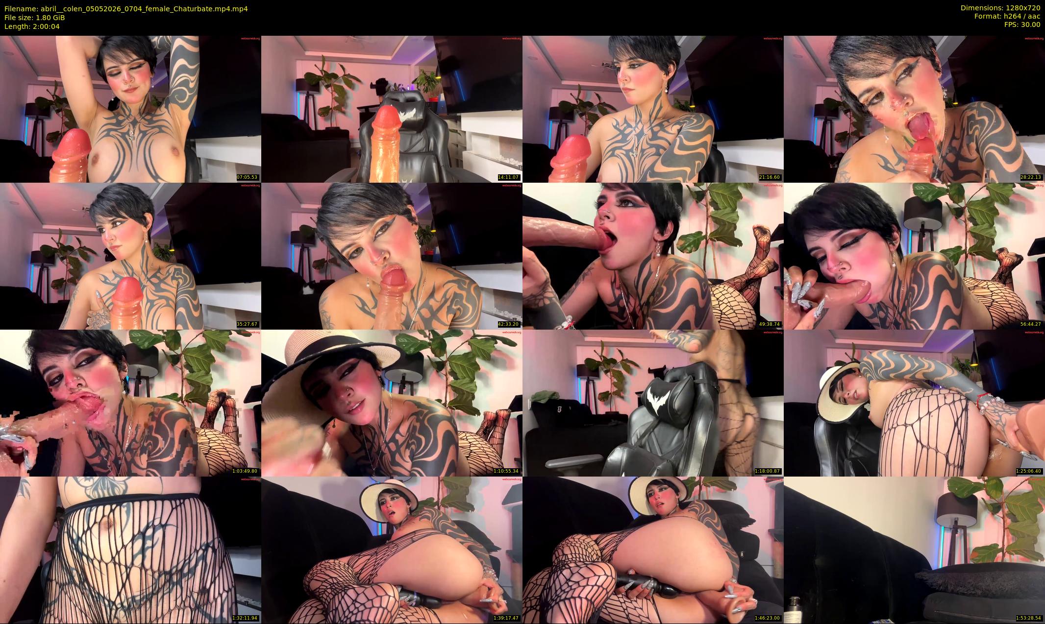 abril__colen — 121 minute Chaturbate female cam show recording, 720p, May 5, 2026