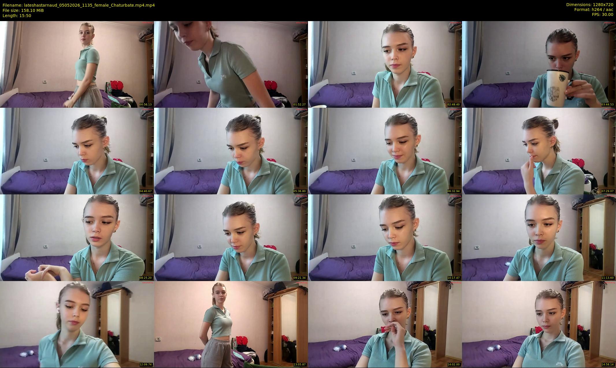 lateshastarnaud — 16 minute Chaturbate female cam show recording, 720p, May 5, 2026