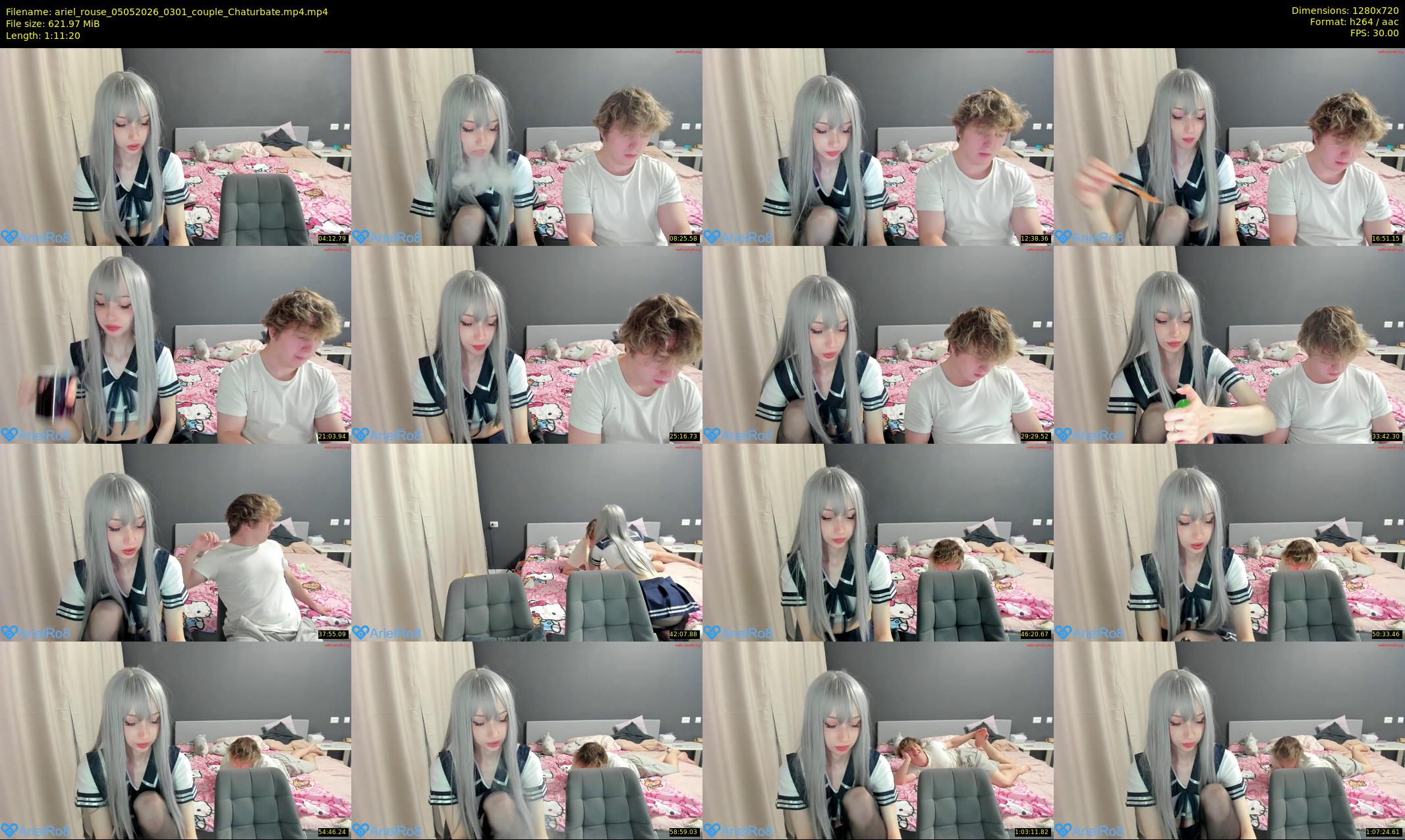 ariel_rouse — 72 minute Chaturbate female cam show recording, 720p, May 5, 2026