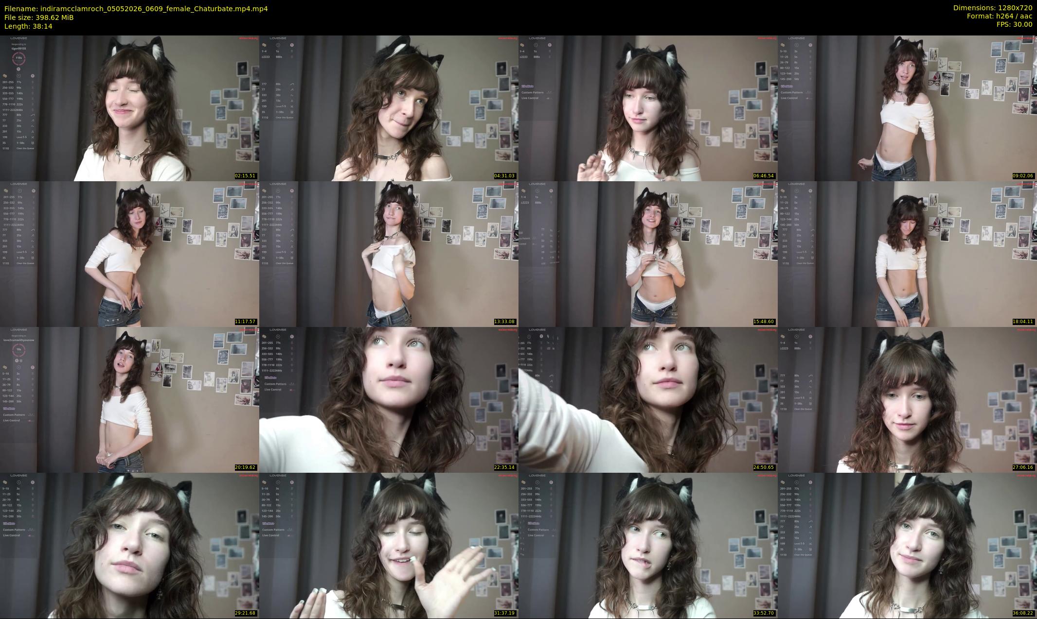 indiramcclamroch — 39 minute Chaturbate female cam show recording, 720p, May 5, 2026