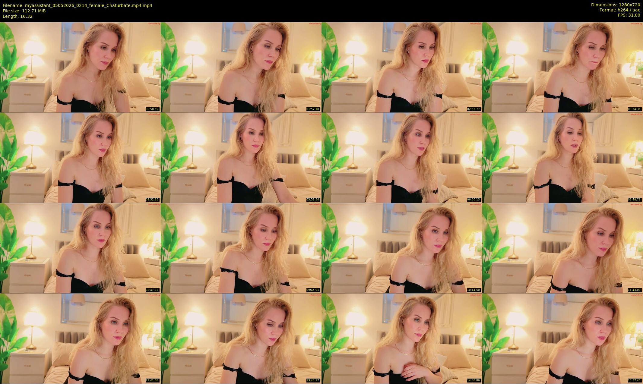 myassistant — 17 minute Chaturbate female cam show recording, 720p, May 5, 2026