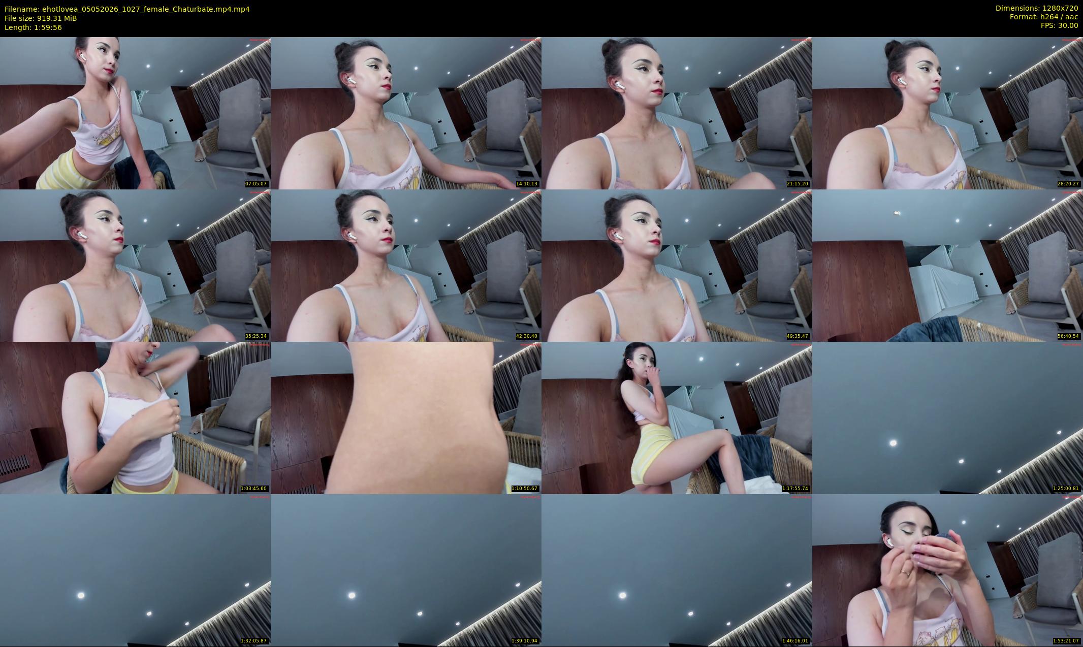 ehotlovea — 120 minute Chaturbate female cam show recording, 720p, May 5, 2026