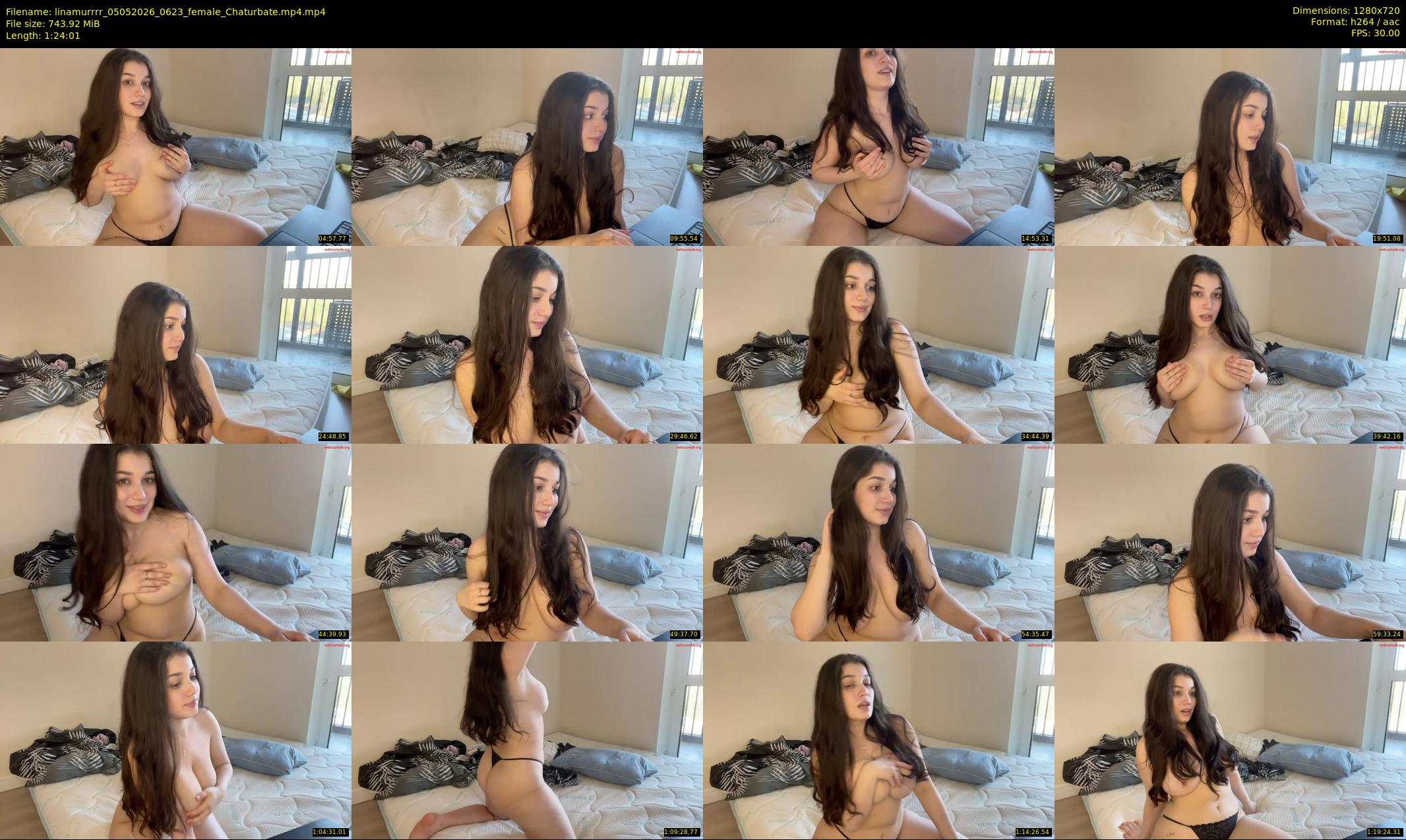 linamurrrr — 85 minute Chaturbate couple cam show recording, 720p, May 5, 2026