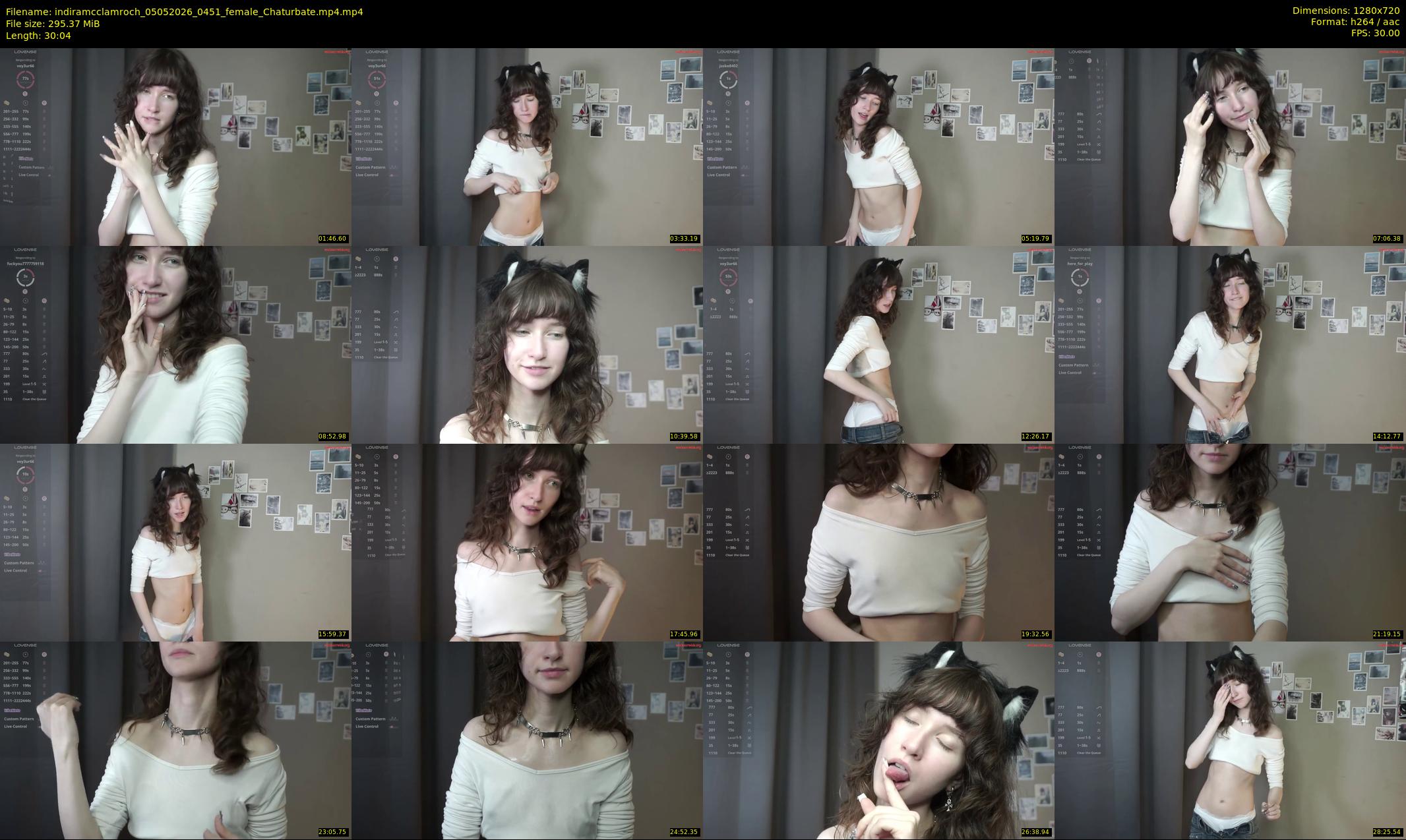 indiramcclamroch — 31 minute Chaturbate female cam show recording, 720p, May 5, 2026