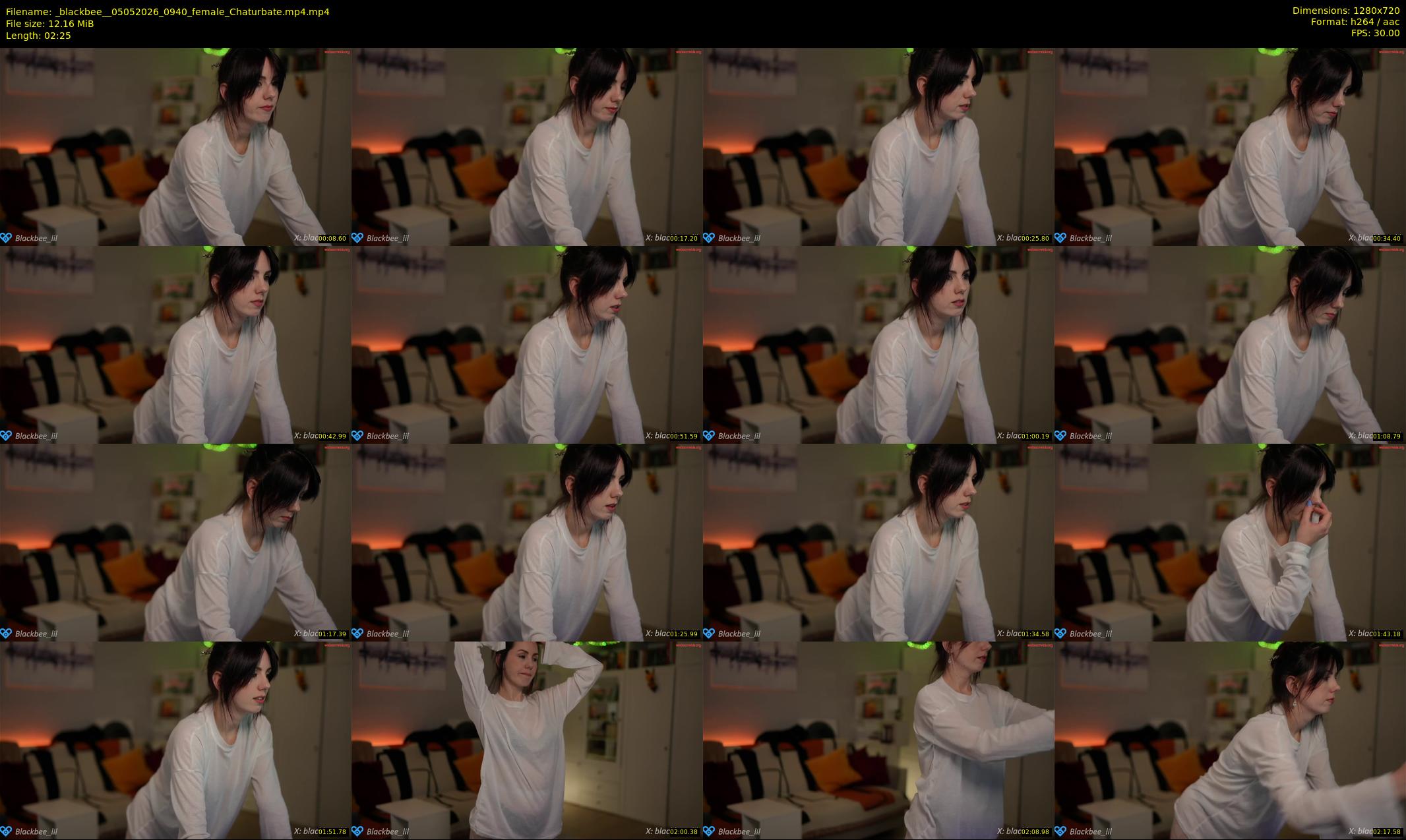 _blackbee_ — 3 minute Chaturbate female cam show recording, 720p, May 5, 2026