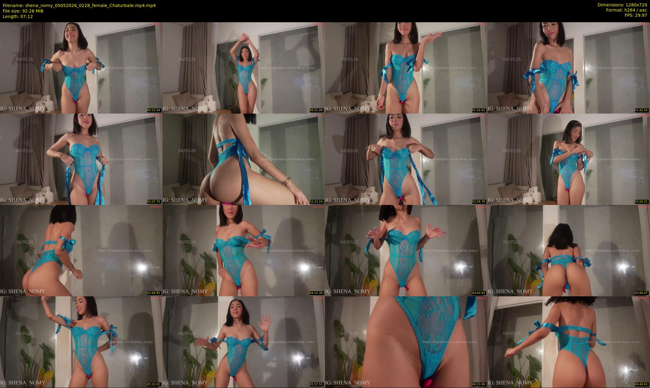shena_nomy — 8 minute Chaturbate female cam show recording, 720p, May 5, 2026