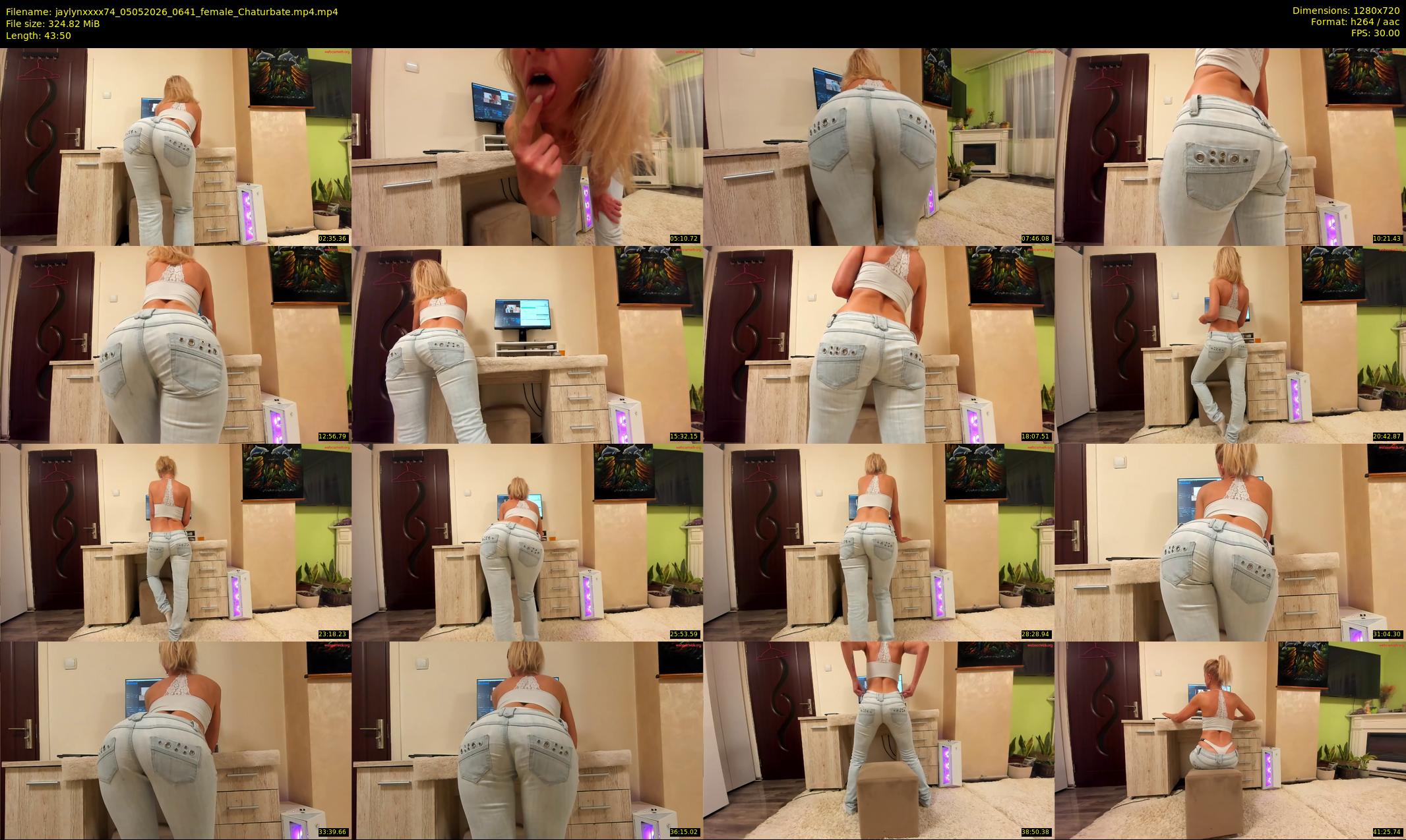 jaylynxxxx74 — 44 minute Chaturbate female cam show recording, 720p, May 5, 2026