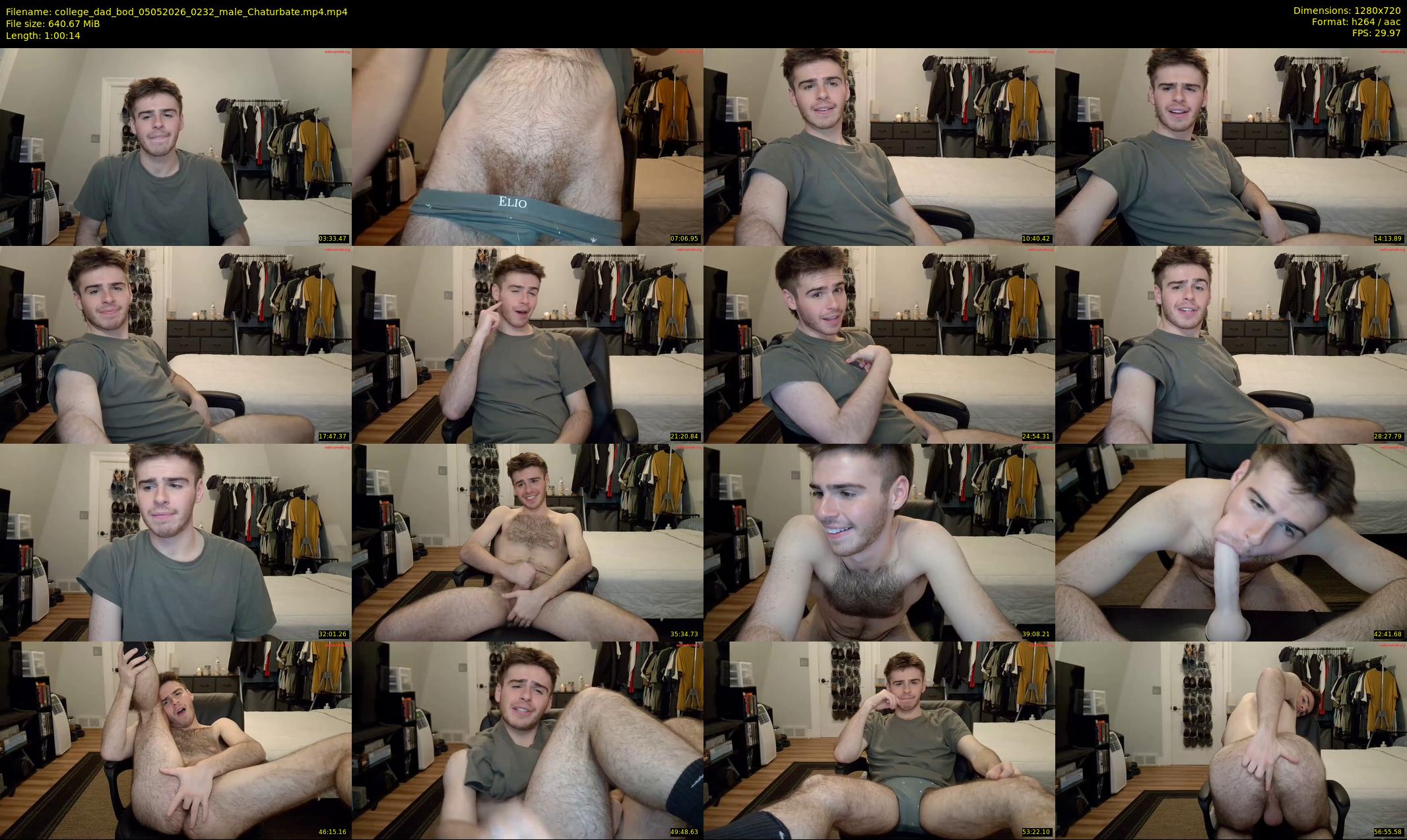 college_dad_bod — 61 minute Chaturbate male cam show recording, 720p, May 5, 2026