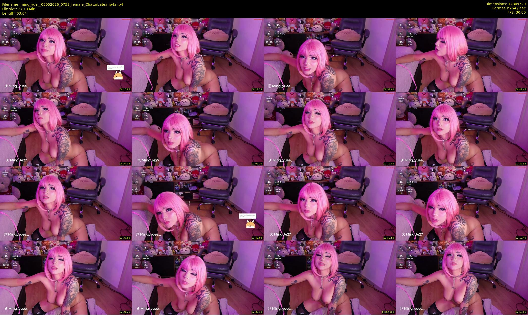 ming_yue_ — 4 minute Chaturbate female cam show recording, 720p, May 5, 2026