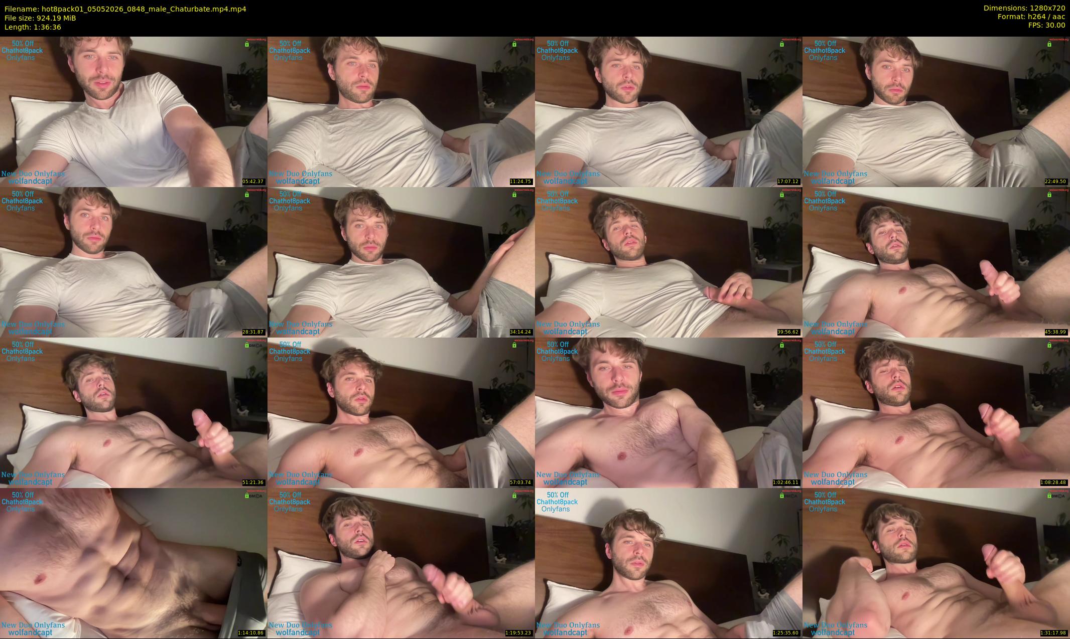 hot8pack01 — 97 minute Chaturbate male cam show recording, 720p, May 5, 2026