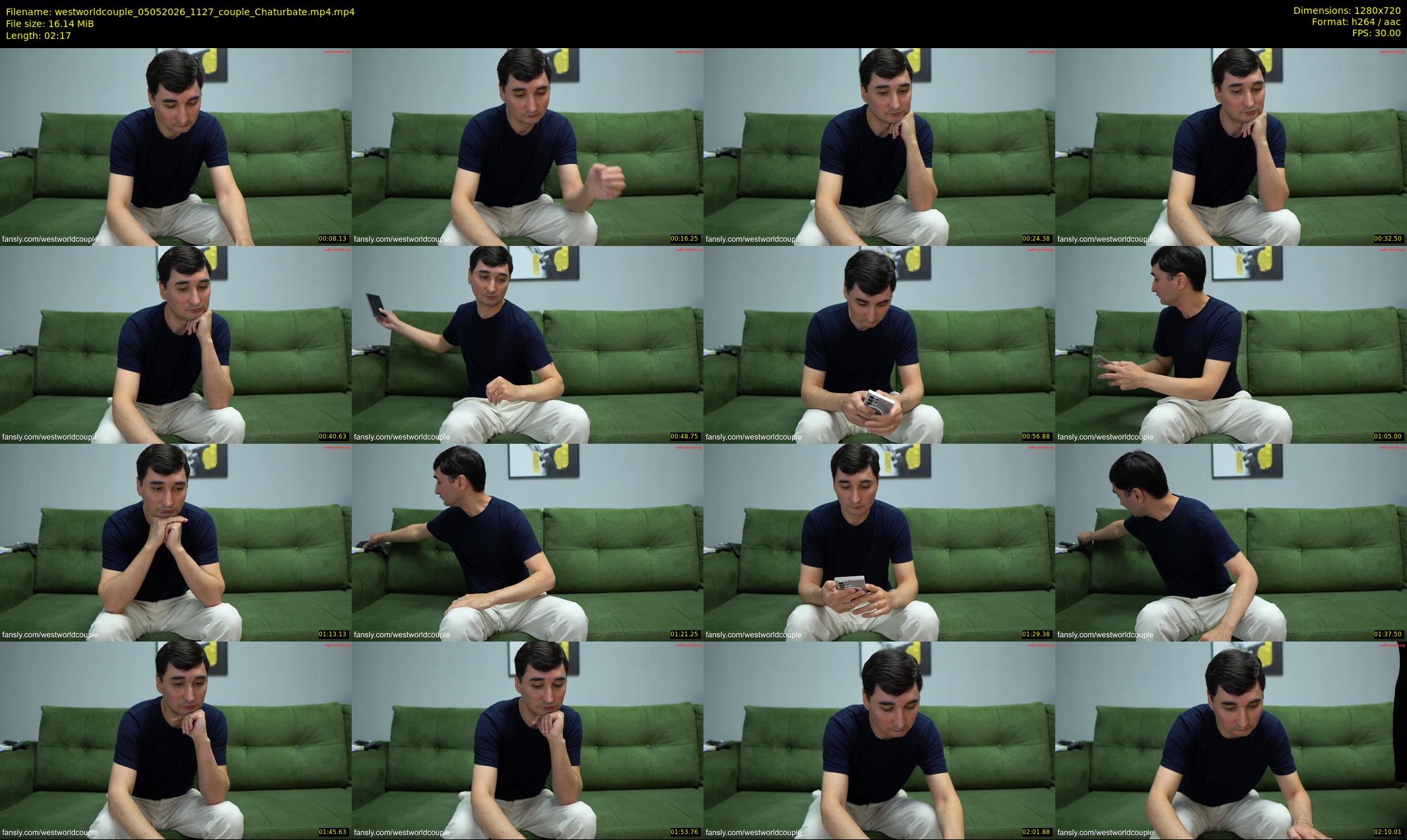 westworldcouple — 3 minute Chaturbate couple cam show recording, 720p, May 5, 2026