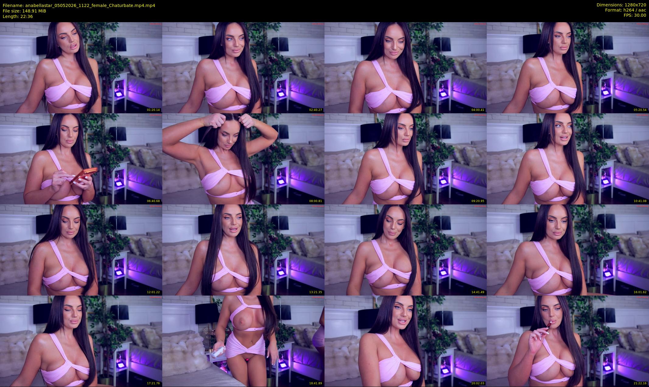 anabellastar — 23 minute Chaturbate female cam show recording, 720p, May 5, 2026