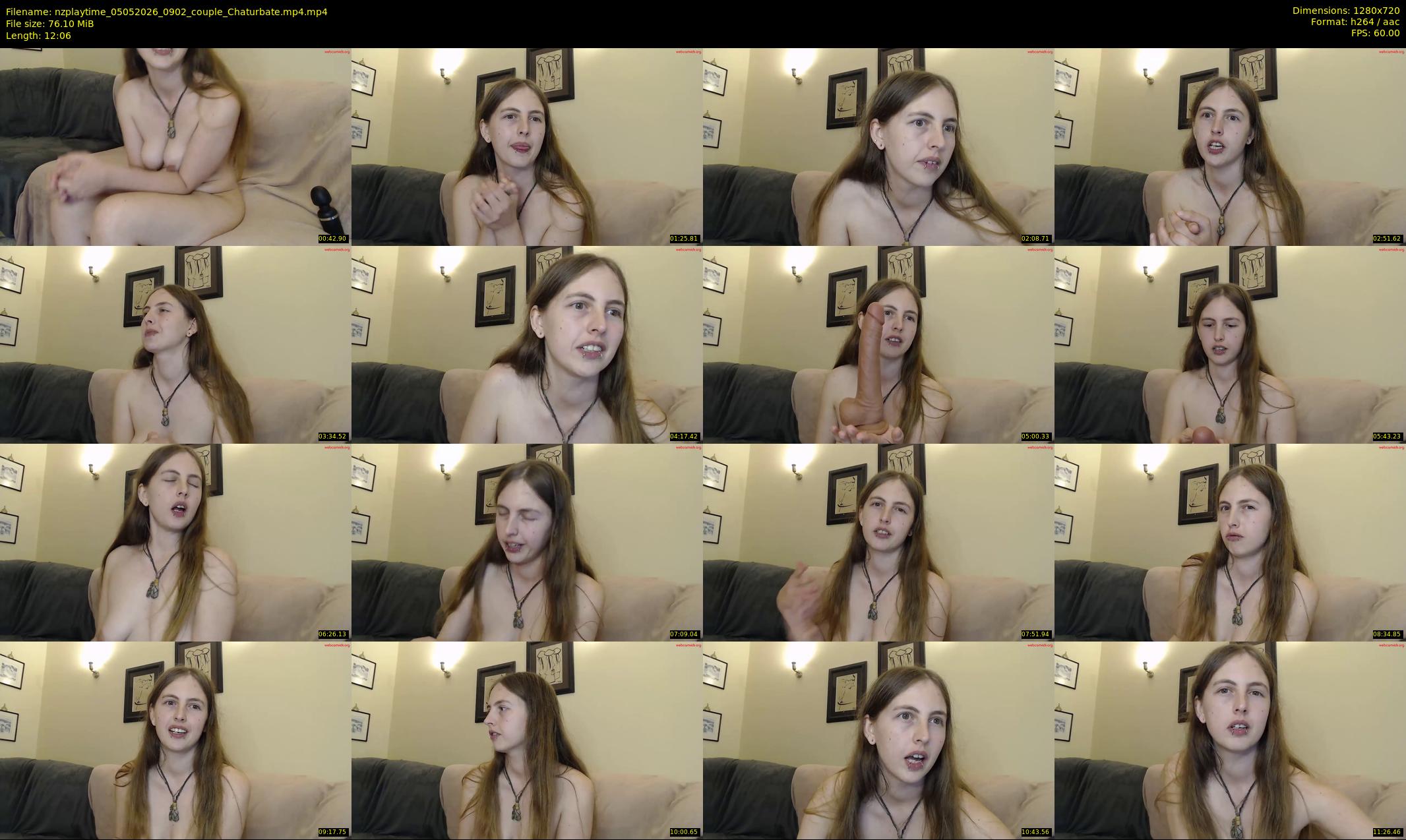 nzplaytime — 13 minute Chaturbate couple cam show recording, 720p, May 5, 2026