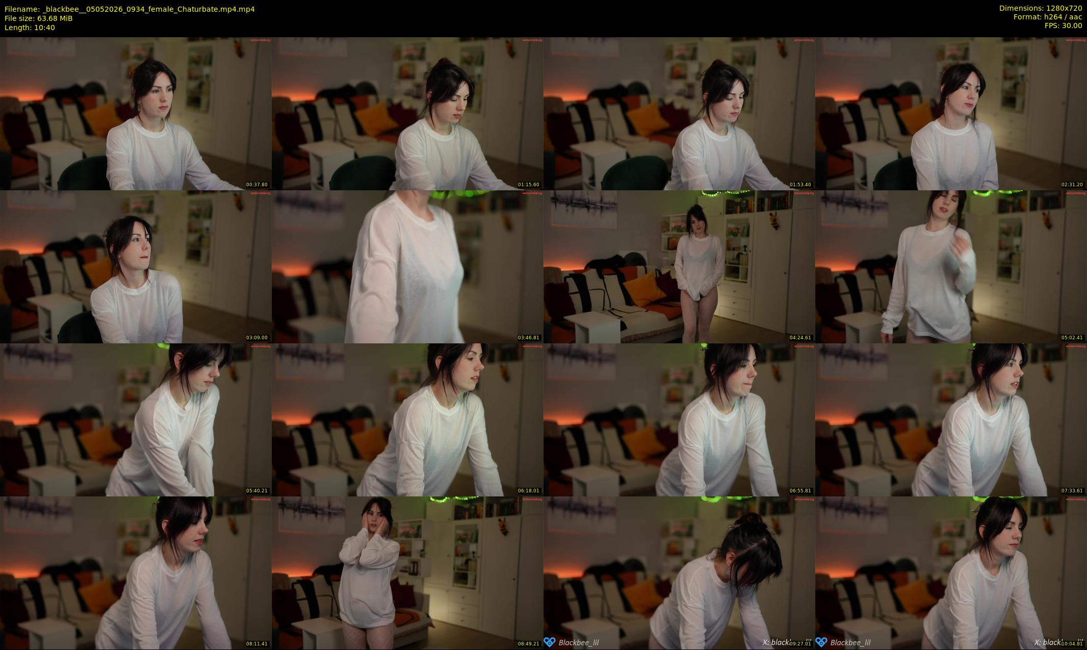 _blackbee_ — 11 minute Chaturbate female cam show recording, 720p, May 5, 2026