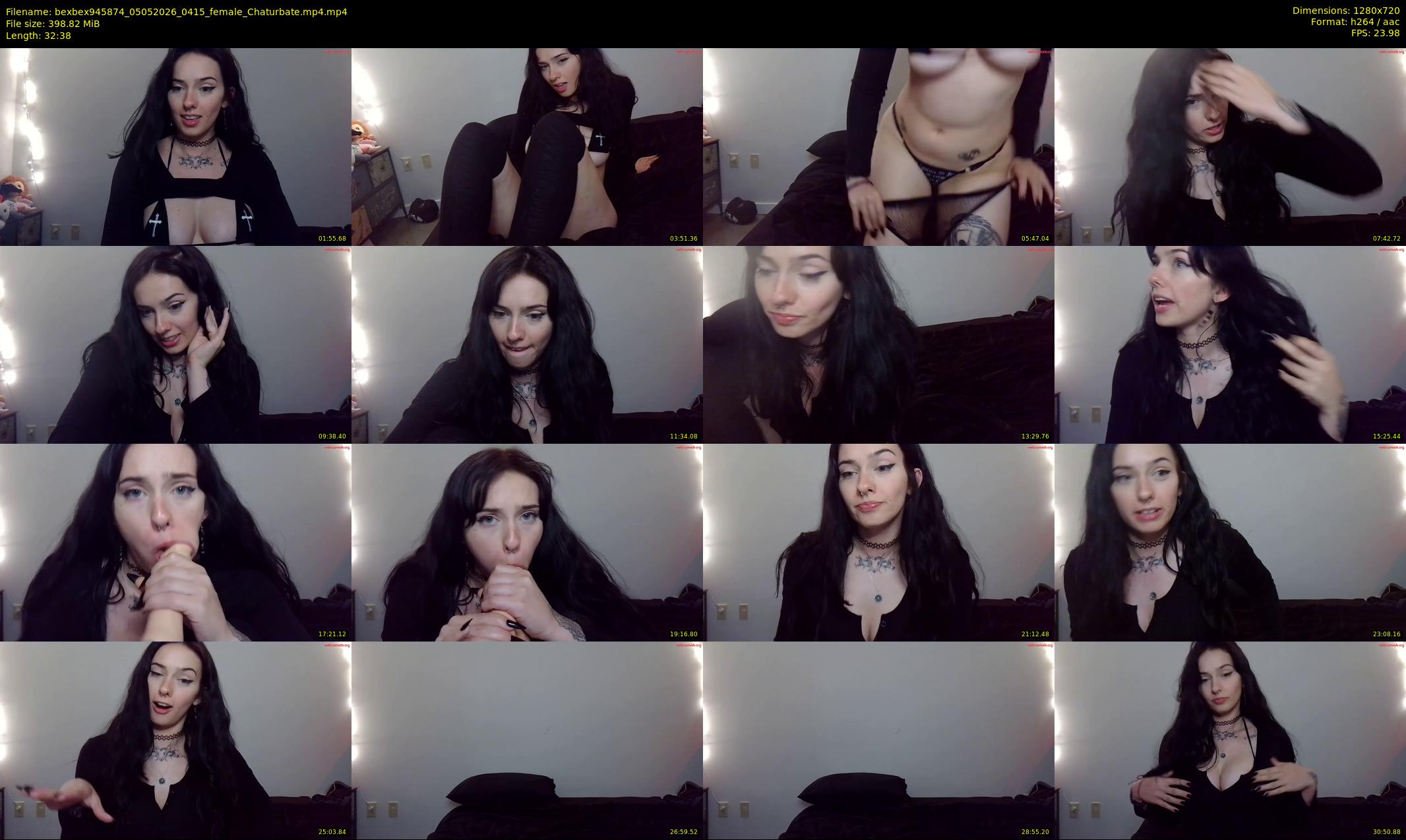 bexbex945874 — 33 minute Chaturbate female cam show recording, 720p, May 5, 2026