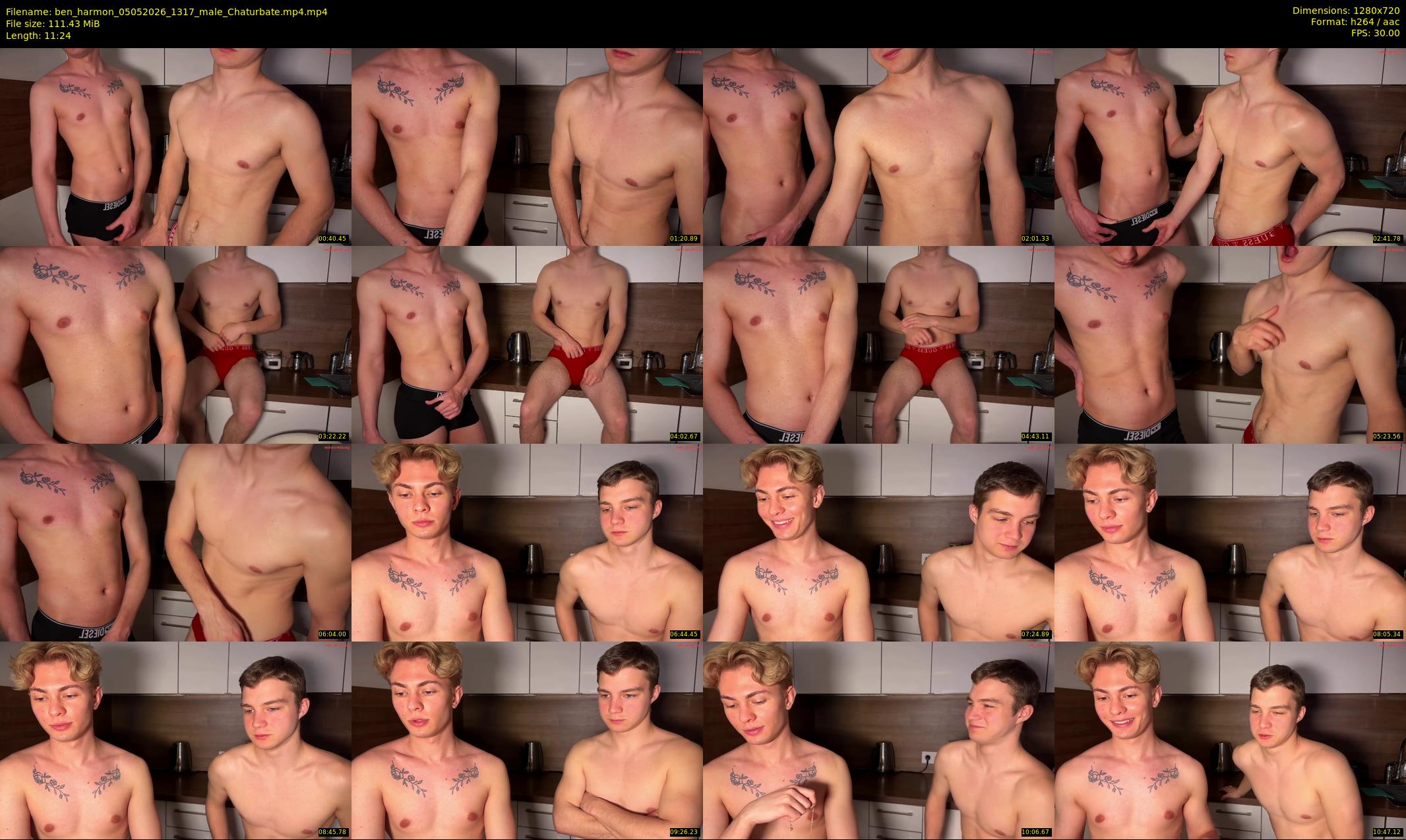 ben_harmon — 12 minute Chaturbate male cam show recording, 720p, May 5, 2026