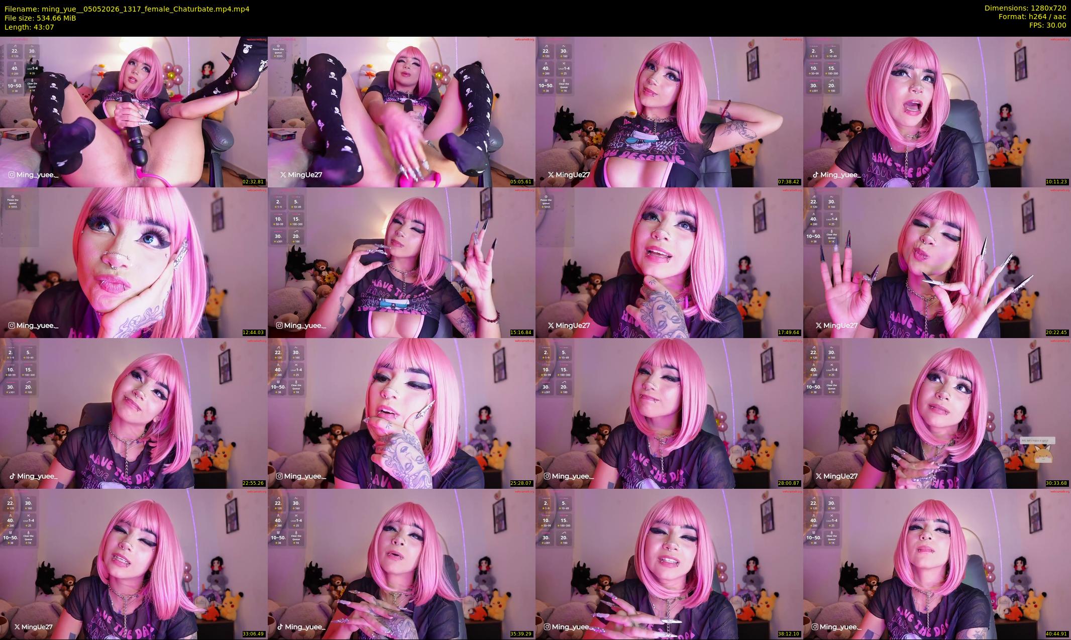 ming_yue_ — 44 minute Chaturbate female cam show recording, 720p, May 5, 2026