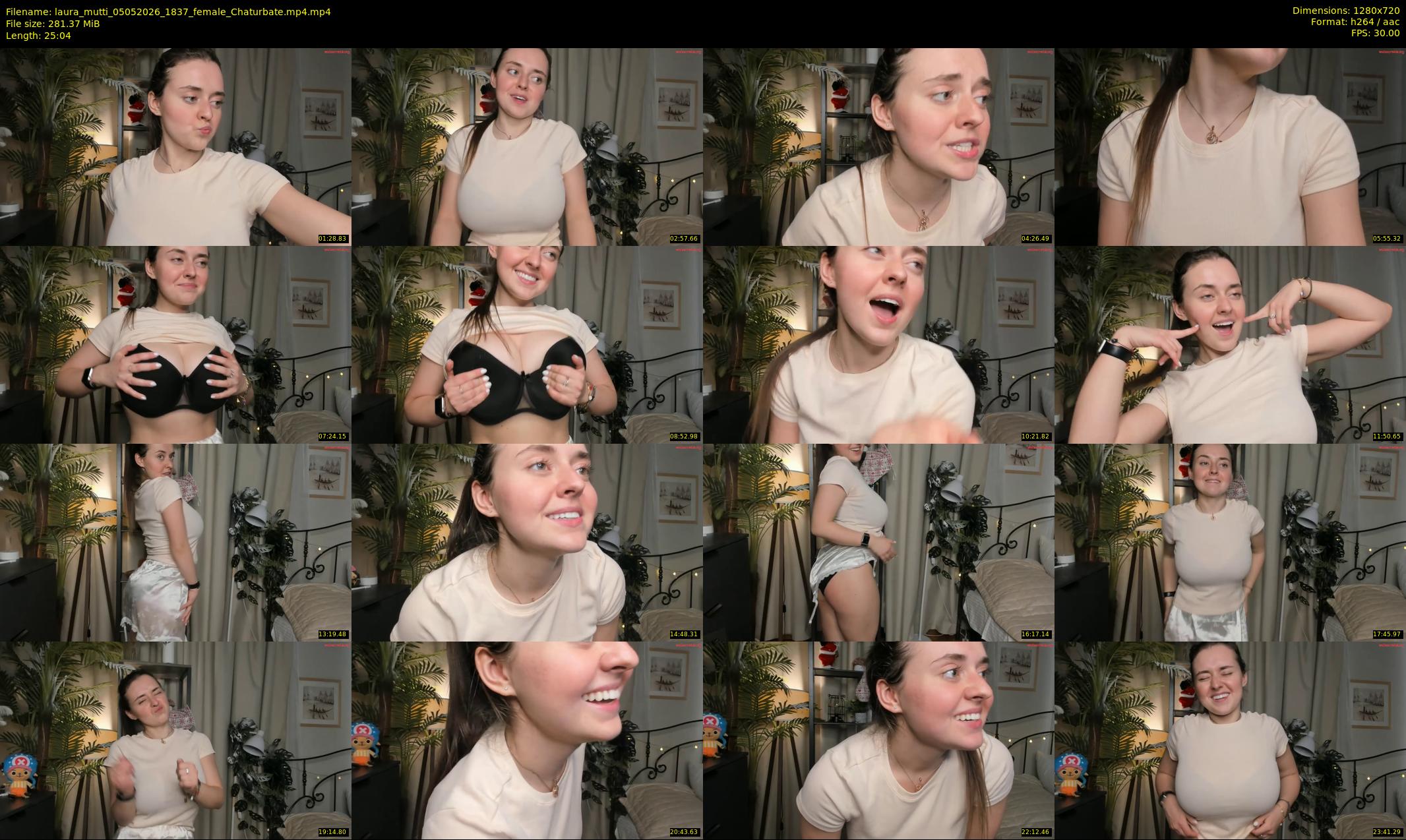 laura_mutti — 26 minute Chaturbate female cam show recording, 720p, May 5, 2026