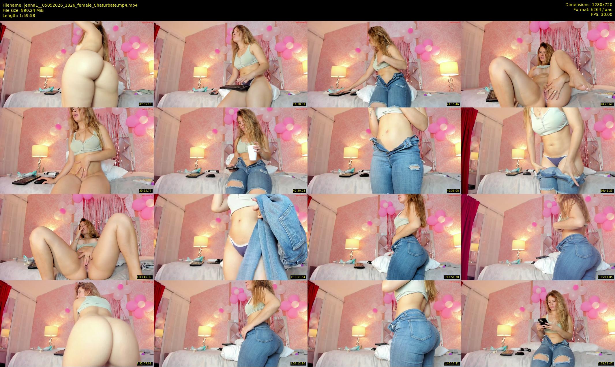 jenna1_ — 120 minute Chaturbate female cam show recording, 720p, May 5, 2026