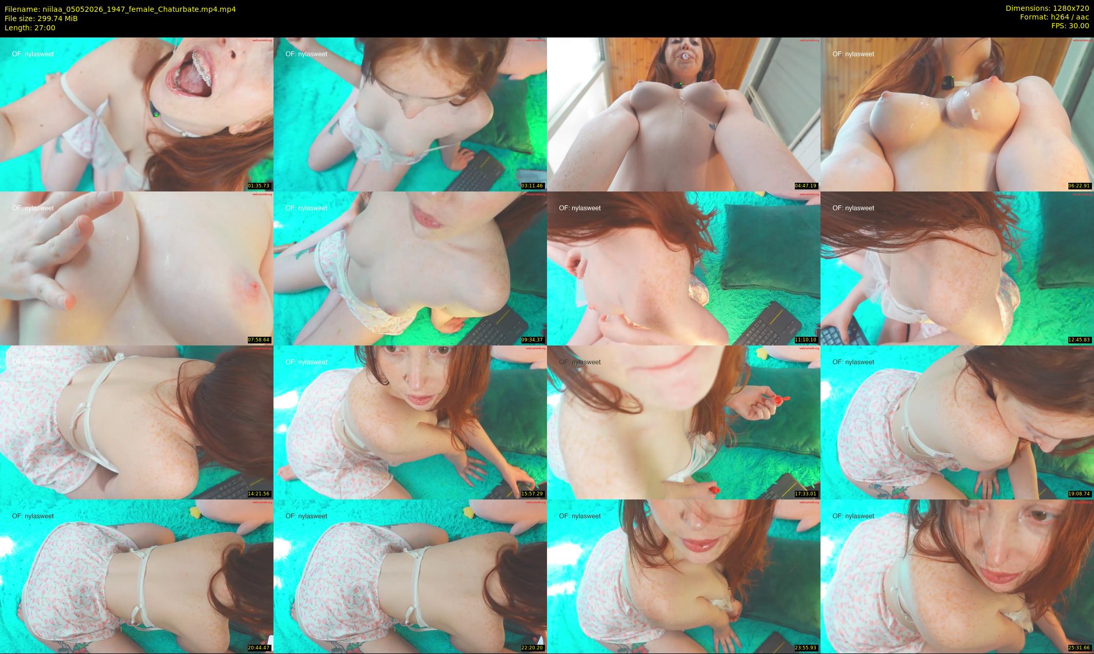 niilaa — 27 minute Chaturbate female cam show recording, 720p, May 5, 2026